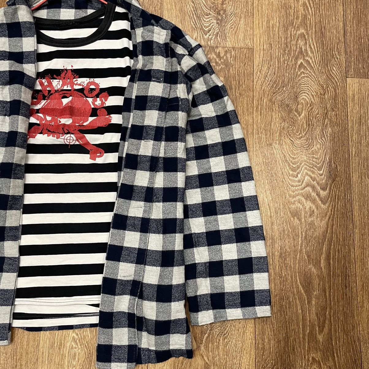 Vintage Vintage 90s Checkered Shirt Oversized Grunge Streetwear Y2K Size US M / EU 48-50 / 2 - 2 Thumbnail