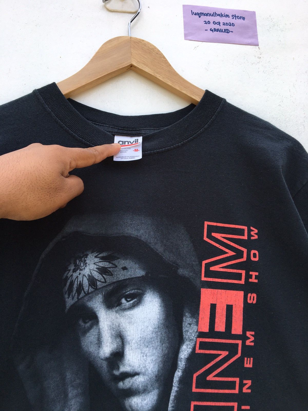 Eminem 2002 Vintage Eminem Show Rap Tee Band Concert T-Shirt Size US M / EU 48-50 / 2 - 8 Thumbnail