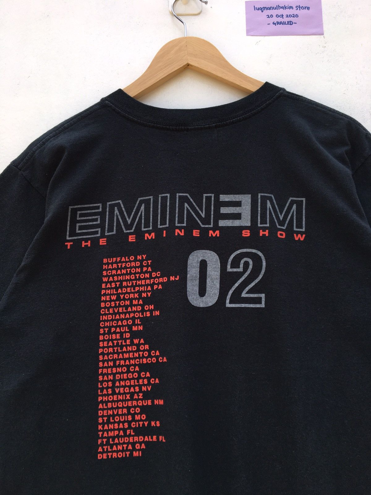 Eminem 2002 Vintage Eminem Show Rap Tee Band Concert T-Shirt Size US M / EU 48-50 / 2 - 13 Thumbnail
