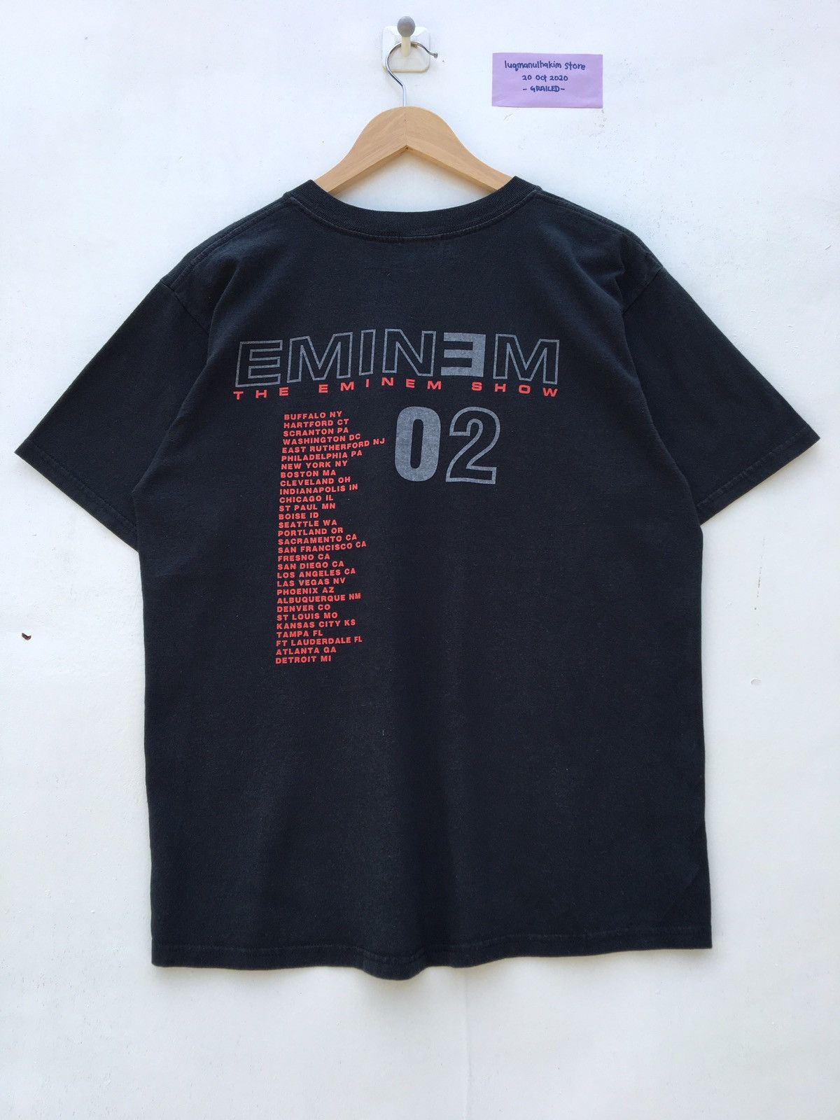 Eminem 2002 Vintage Eminem Show Rap Tee Band Concert T-Shirt Size US M / EU 48-50 / 2 - 9 Thumbnail
