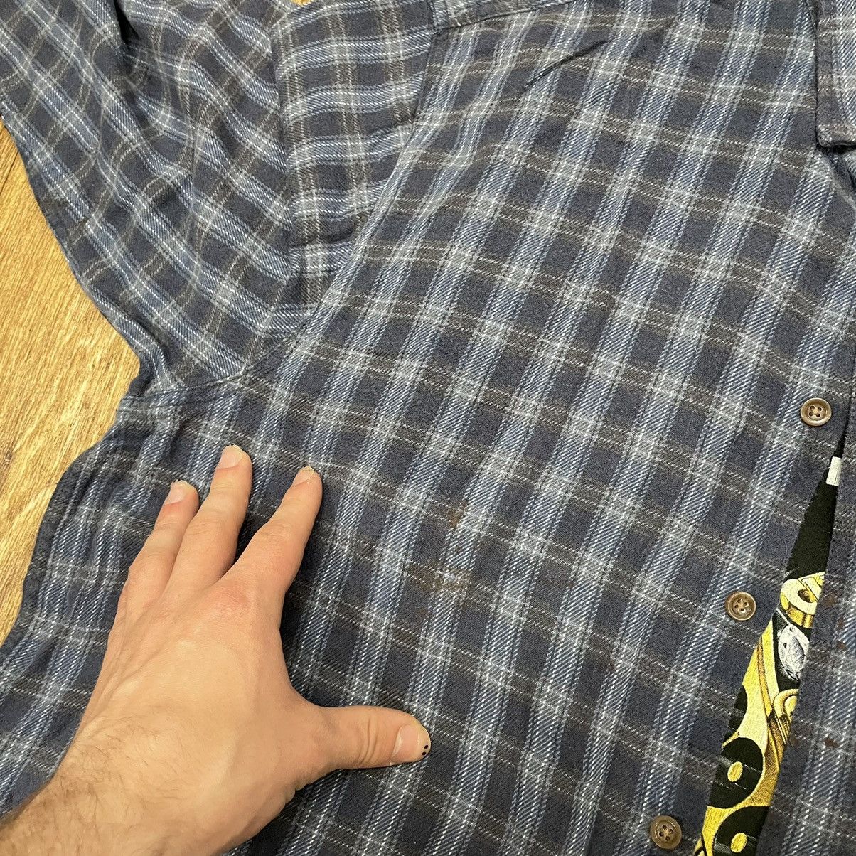Flannel Vintage 90s Plaid Flannel Shirt Y2K Streetwear Checkered Size US XL / EU 56 / 4 - 6 Thumbnail