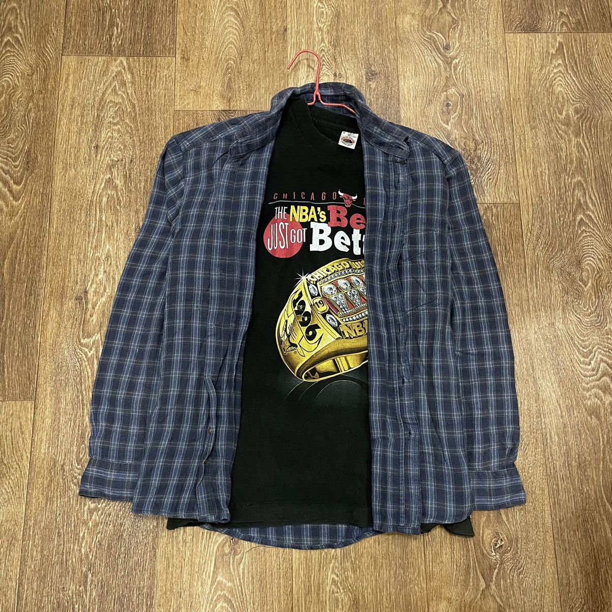Flannel Vintage 90s Plaid Flannel Shirt Y2K Streetwear Checkered Size US XL / EU 56 / 4 - 1 Thumbnail