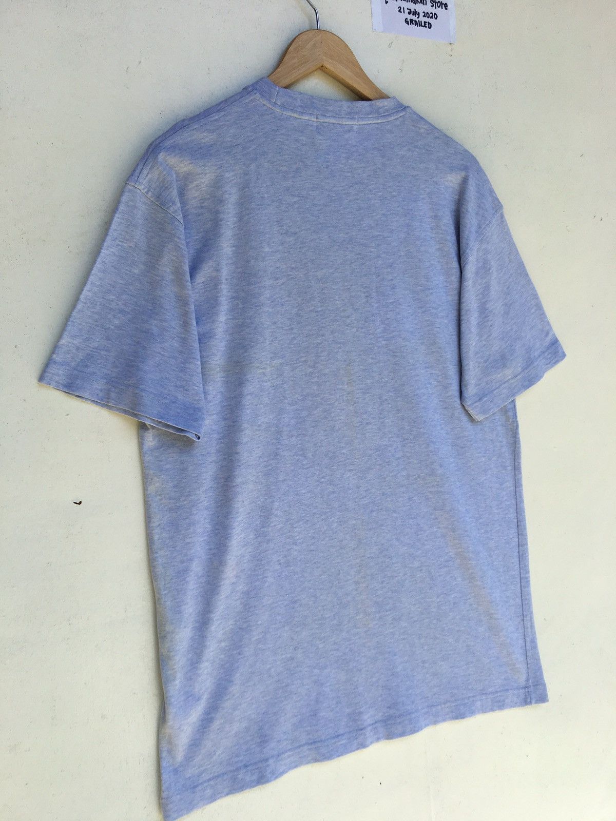 Yves Saint Laurent Yves Saint Laurent YSL BIG LOGO Printed Spellout Tshirt Size US L / EU 52-54 / 3 - 8 Thumbnail