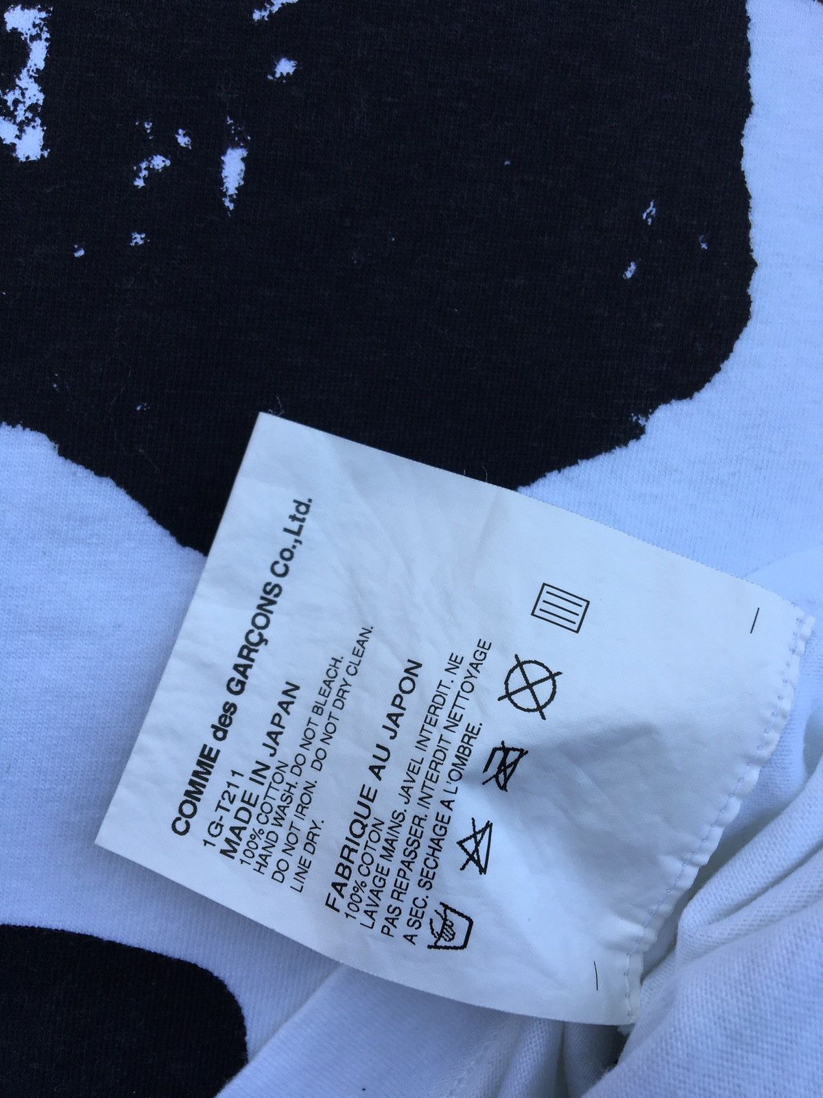 Comme des Garcons Comme Des Garcons Mickey Disney White T Shirt Black Label Size US M / EU 48-50 / 2 - 10 Thumbnail
