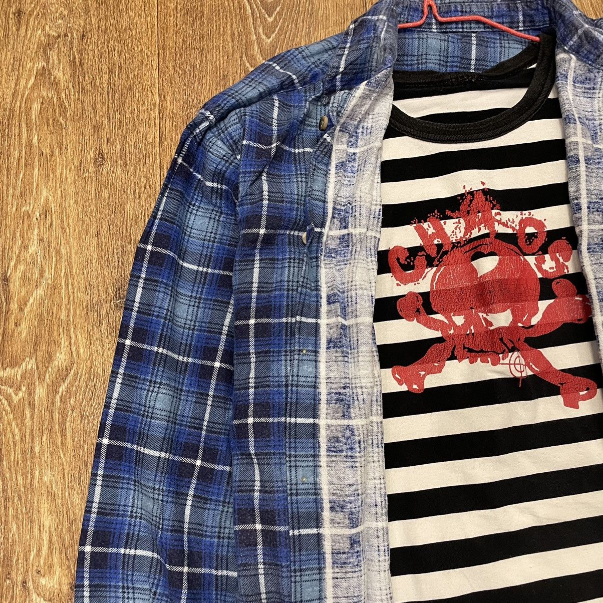 Flannel Vintage 90s Plaid Flannel Shirt Y2K Streetwear Checkered Size US L / EU 52-54 / 3 - 4 Thumbnail