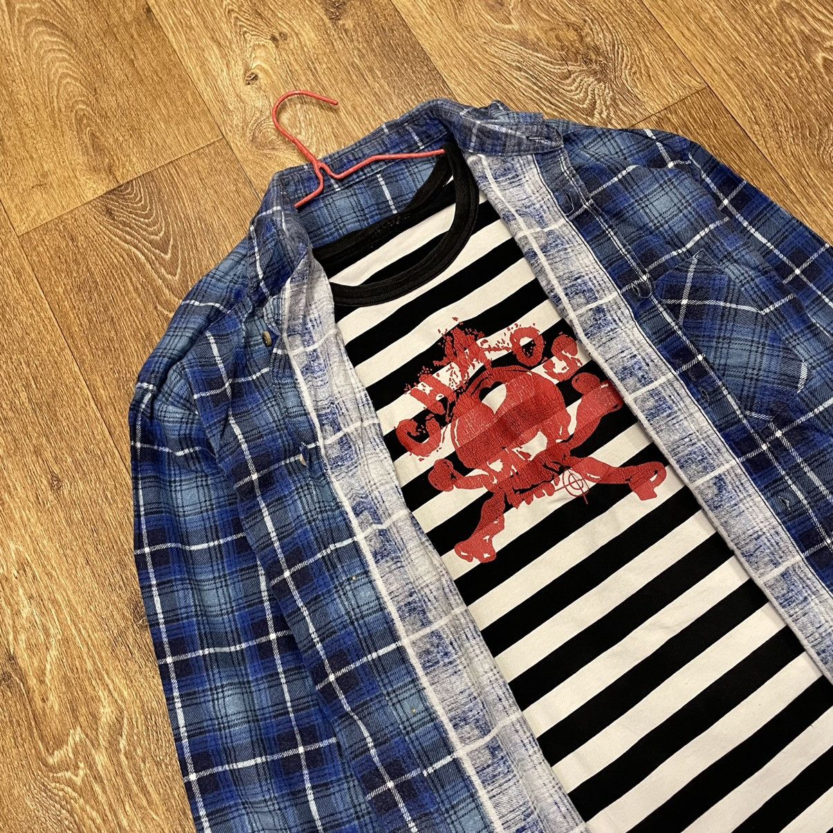 Flannel Vintage 90s Plaid Flannel Shirt Y2K Streetwear Checkered Size US L / EU 52-54 / 3 - 5 Thumbnail