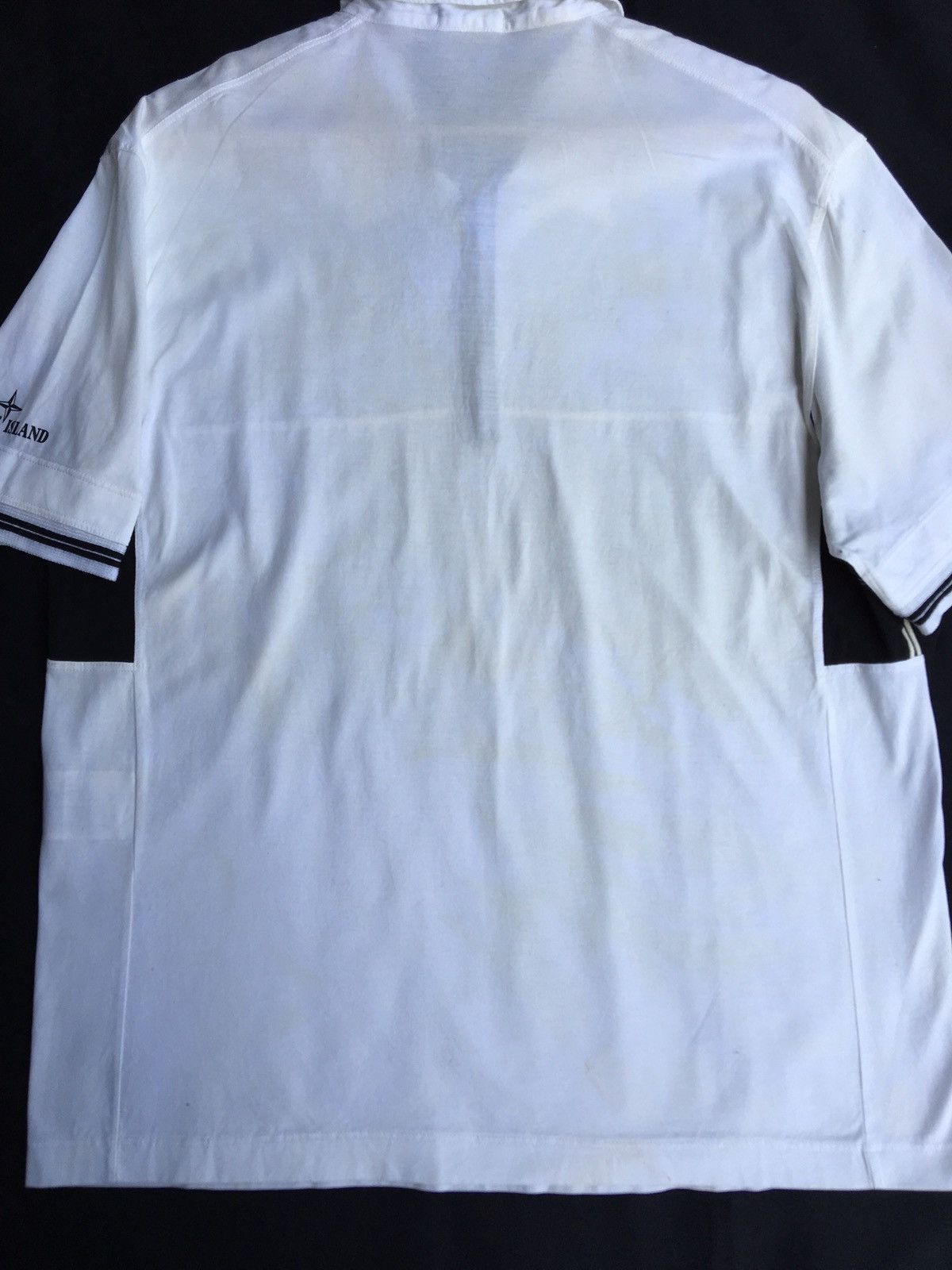 Stone Island Authentic Vintage Stone Island White Polo Side Logo Size US L / EU 52-54 / 3 - 16 Thumbnail
