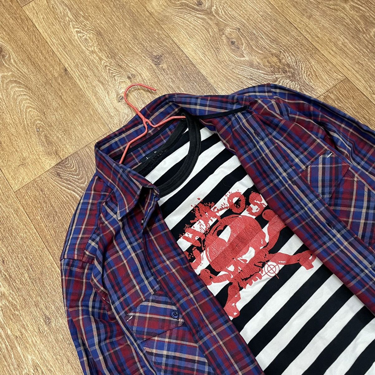 Vintage Vintage 90s Plaid Shirt Y2K Streetwear Grunge Oversized L Size US L / EU 52-54 / 3 - 5 Thumbnail