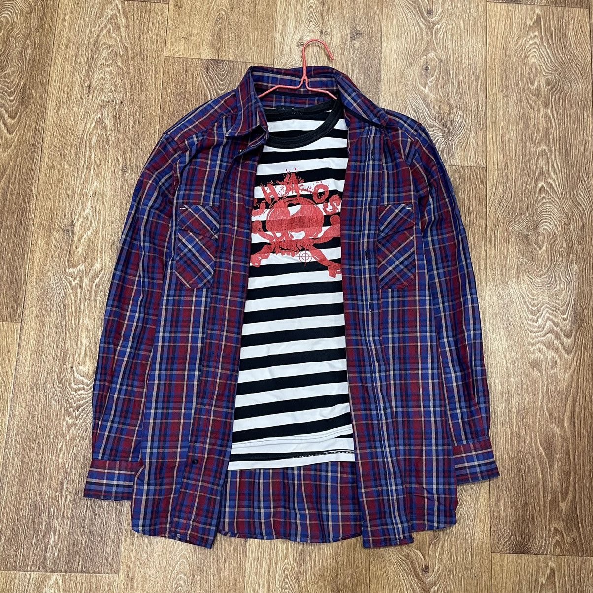 Vintage Vintage 90s Plaid Shirt Y2K Streetwear Grunge Oversized L Size US L / EU 52-54 / 3 - 1 Thumbnail