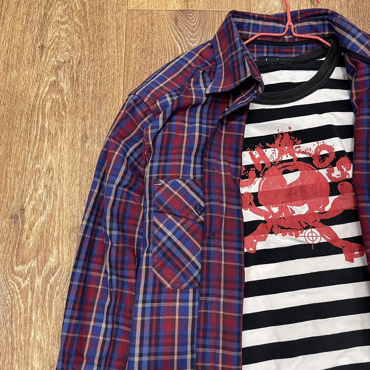 Vintage Vintage 90s Plaid Shirt Y2K Streetwear Grunge Oversized L Size US L / EU 52-54 / 3 - 3 Thumbnail