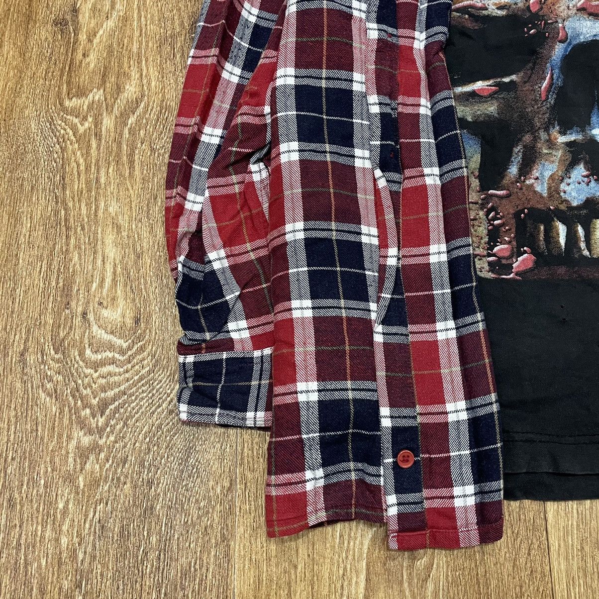 Flannel Vintage 90s Plaid Flannel Shirt Y2K Streetwear Checkered Size US M / EU 48-50 / 2 - 3 Thumbnail