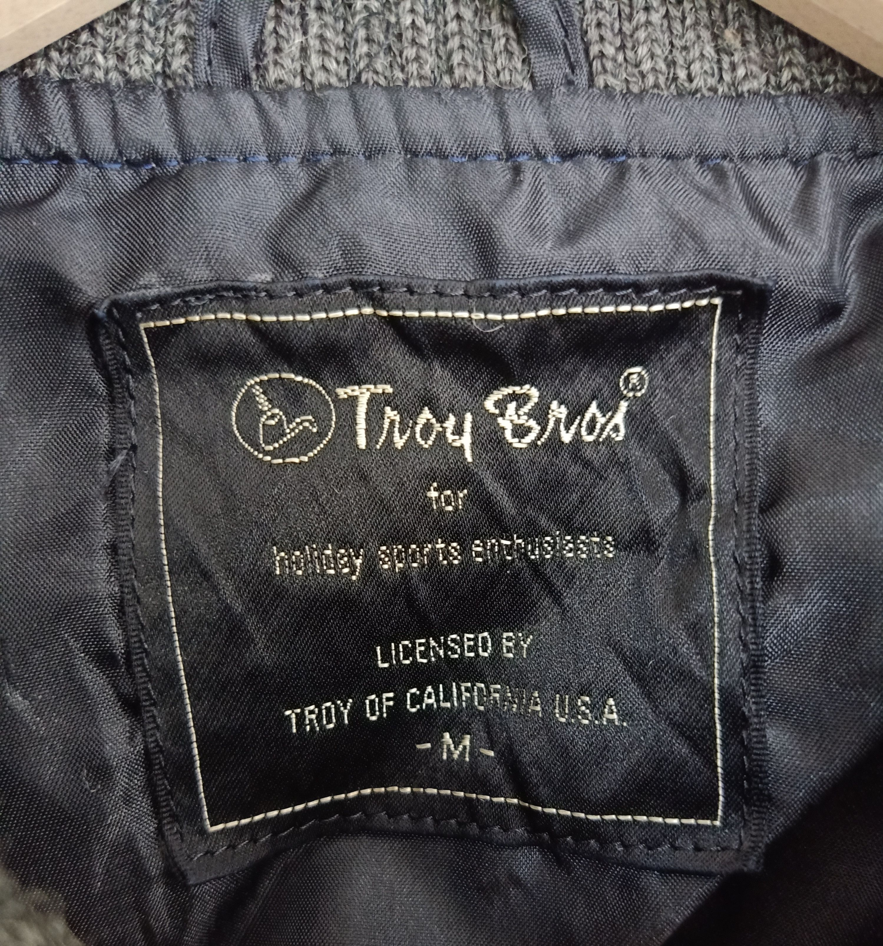 Vintage Troy Bros California Wool Varsity Jacket Size US S / EU 44-46 / 1 - 7 Thumbnail