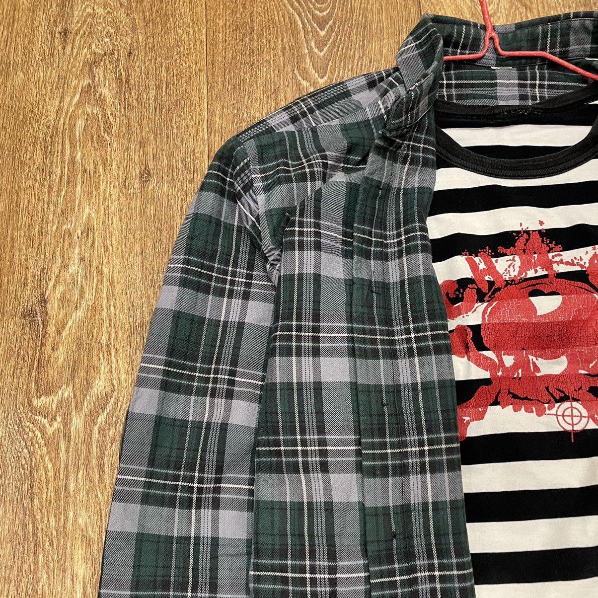 Vintage Vintage 90s Plaid Shirt Grunge Streetwear Oversized Logo XL Size US XL / EU 56 / 4 - 4 Thumbnail