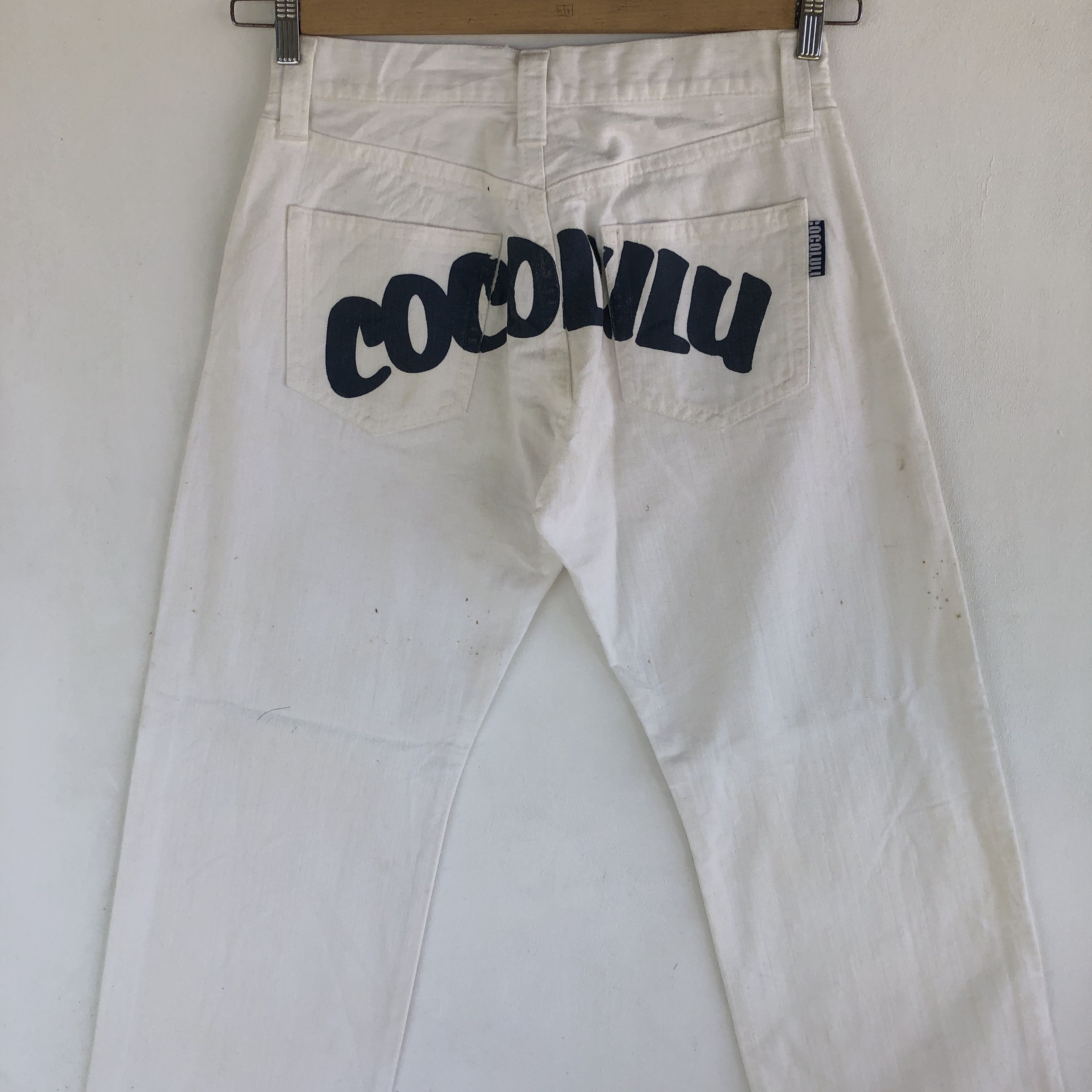 Japanese Brand Cocolulu Jeans Japanese Denim Spell Out Script Pants Size US 30 / EU 46 - 5 Thumbnail