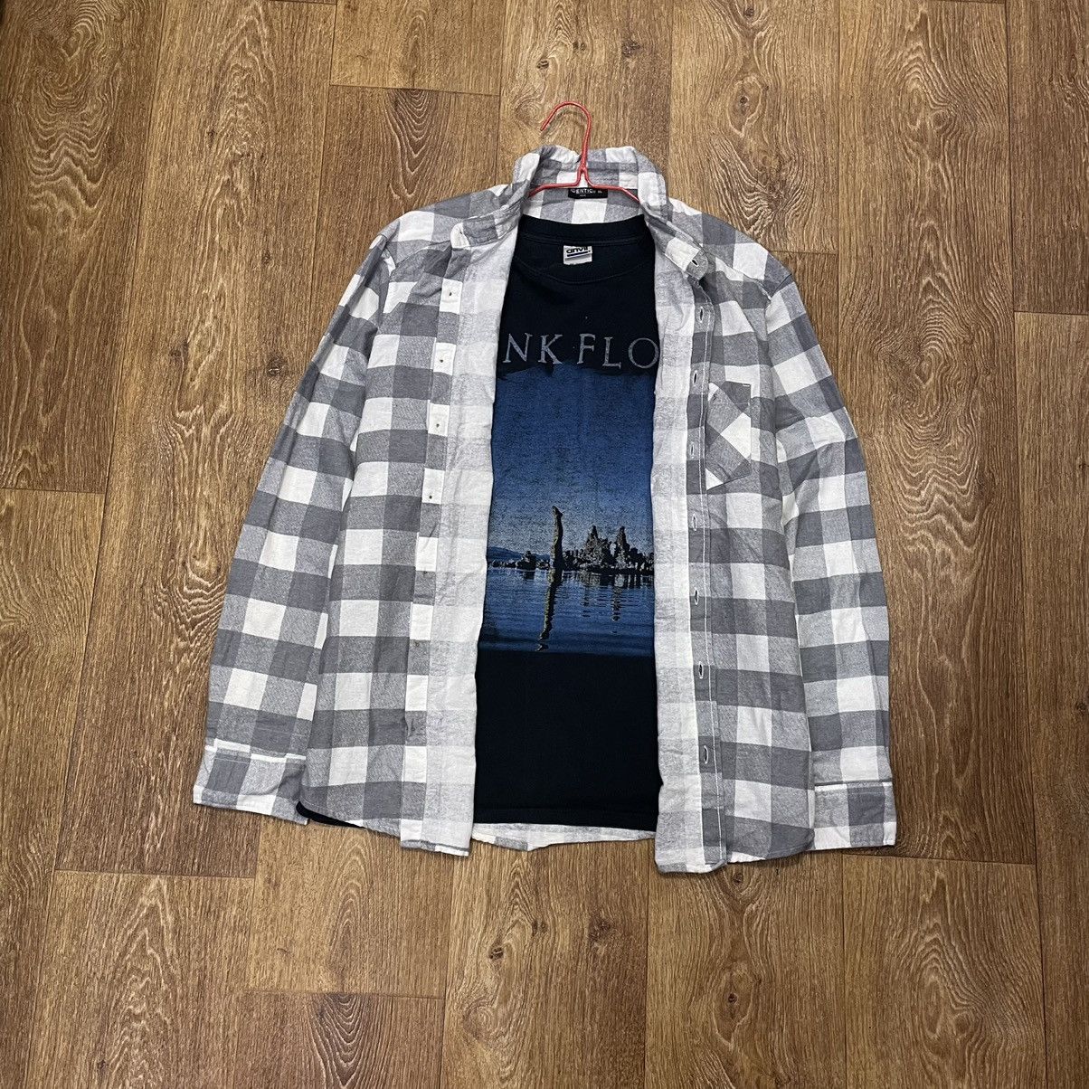 Vintage Vintage 90s Oversized Plaid Shirt Grunge Streetwear Faded XL Size US XL / EU 56 / 4 - 1 Thumbnail