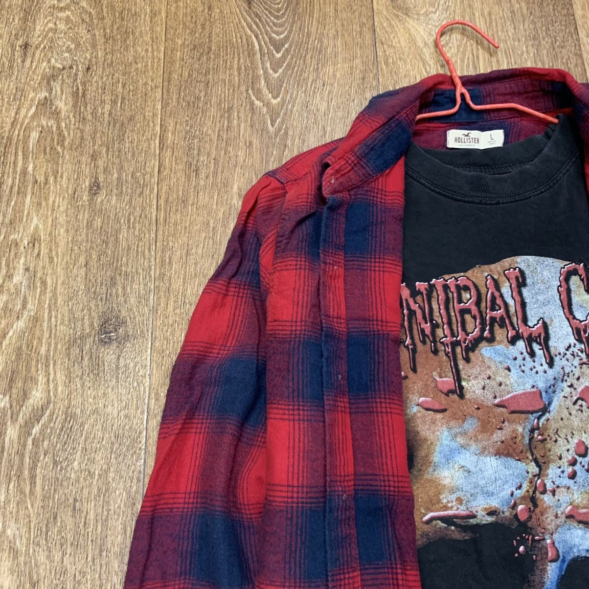 Flannel Vintage 90s Plaid Flannel Shirt Y2K Streetwear Checkered Size US L / EU 52-54 / 3 - 4 Thumbnail