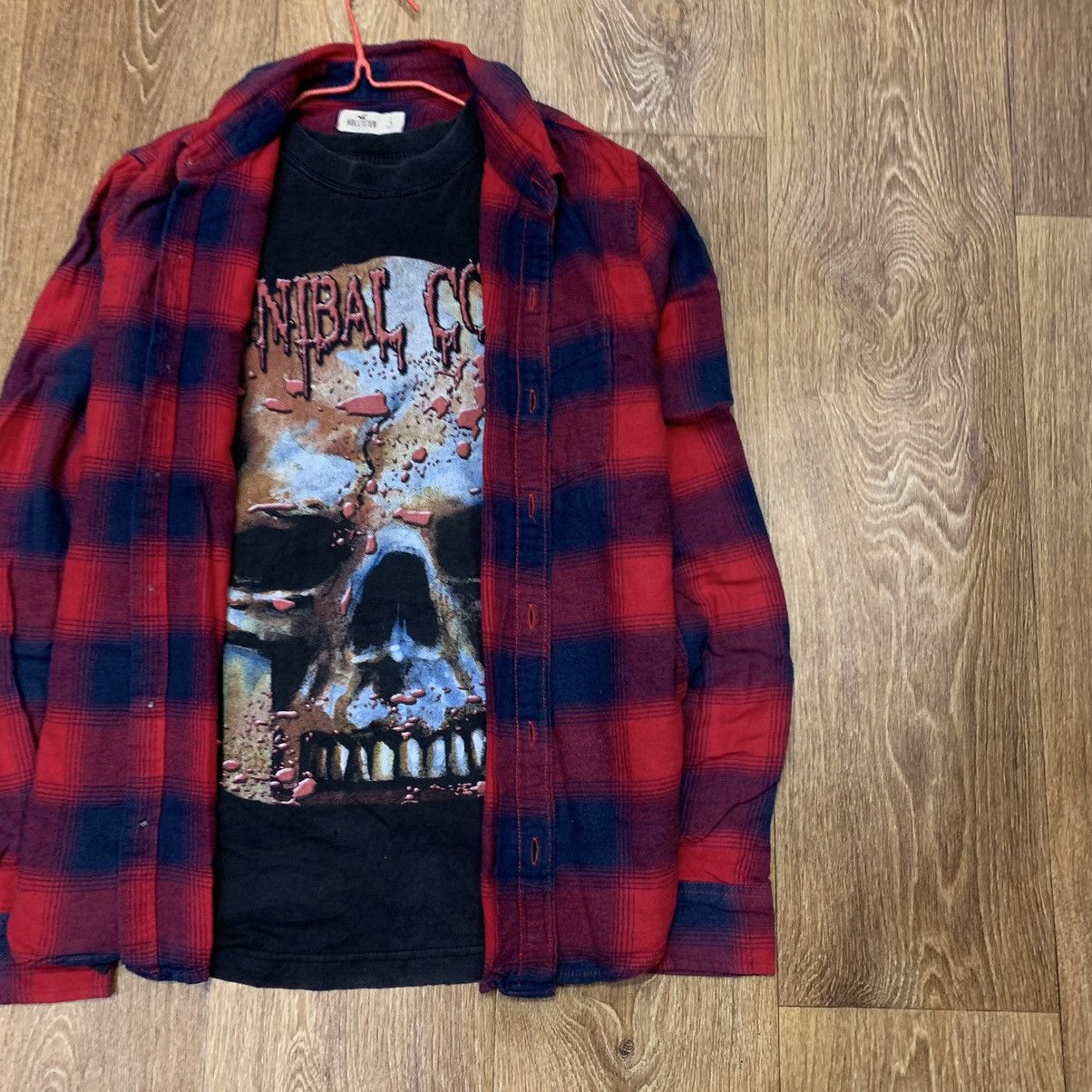 Flannel Vintage 90s Plaid Flannel Shirt Y2K Streetwear Checkered Size US L / EU 52-54 / 3 - 2 Thumbnail
