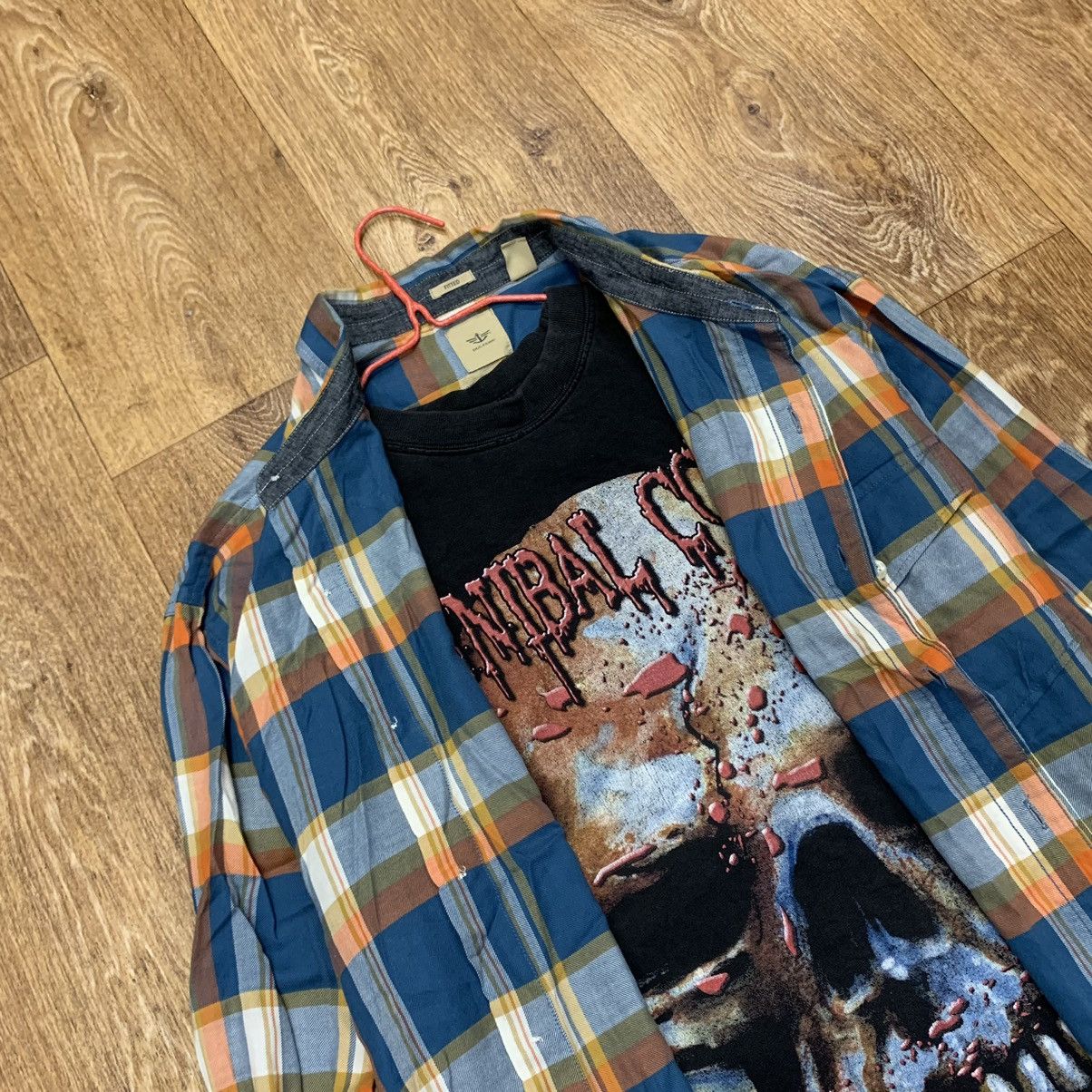 Flannel Vintage 90s Plaid Flannel Shirt Y2K Streetwear Checkered Size US XL / EU 56 / 4 - 5 Thumbnail