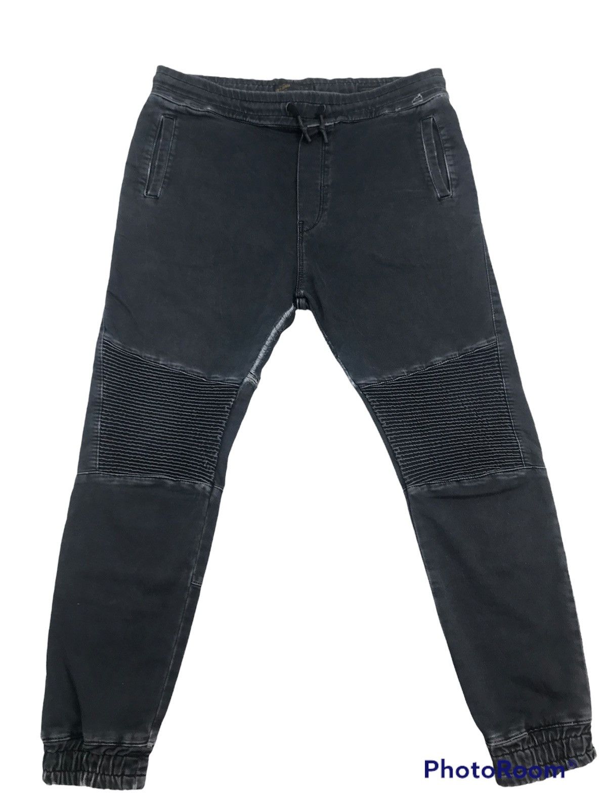 Zara Zara men stretchable denim distressed jogger pant Size US 34 / EU 50 - 1 Thumbnail