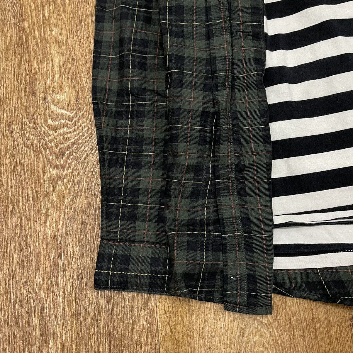 Vintage Vintage 90s Plaid Shirt Graphic Tee Streetwear Grunge Boxy S Size US S / EU 44-46 / 1 - 4 Thumbnail