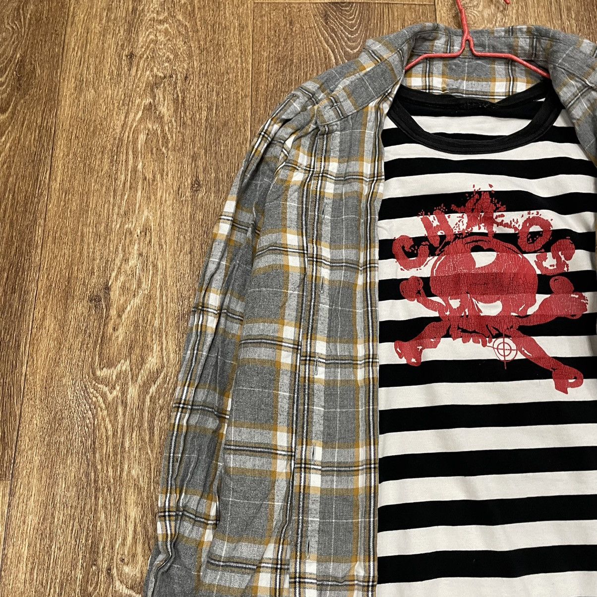 Flannel Vintage 90s Plaid Flannel Shirt Y2K Streetwear Checkered Size US S / EU 44-46 / 1 - 4 Thumbnail