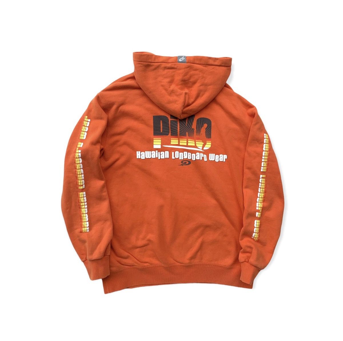 Vintage Vintage PIKO HAWAIIAN Longboard Wear Baggy Orange Hoodie Size US M / EU 48-50 / 2 - 4 Thumbnail