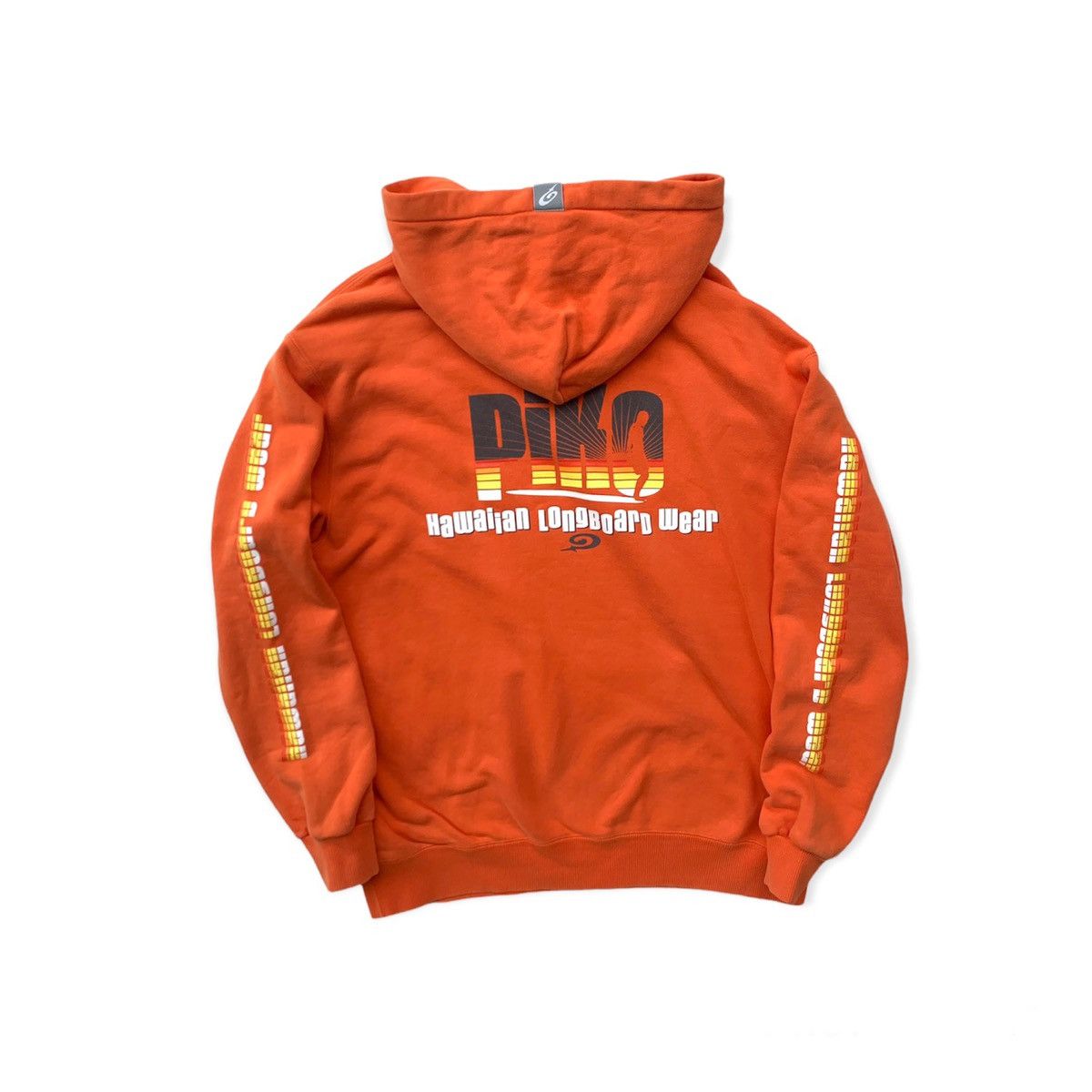 Vintage Vintage PIKO HAWAIIAN Longboard Wear Baggy Orange Hoodie Size US M / EU 48-50 / 2 - 5 Thumbnail