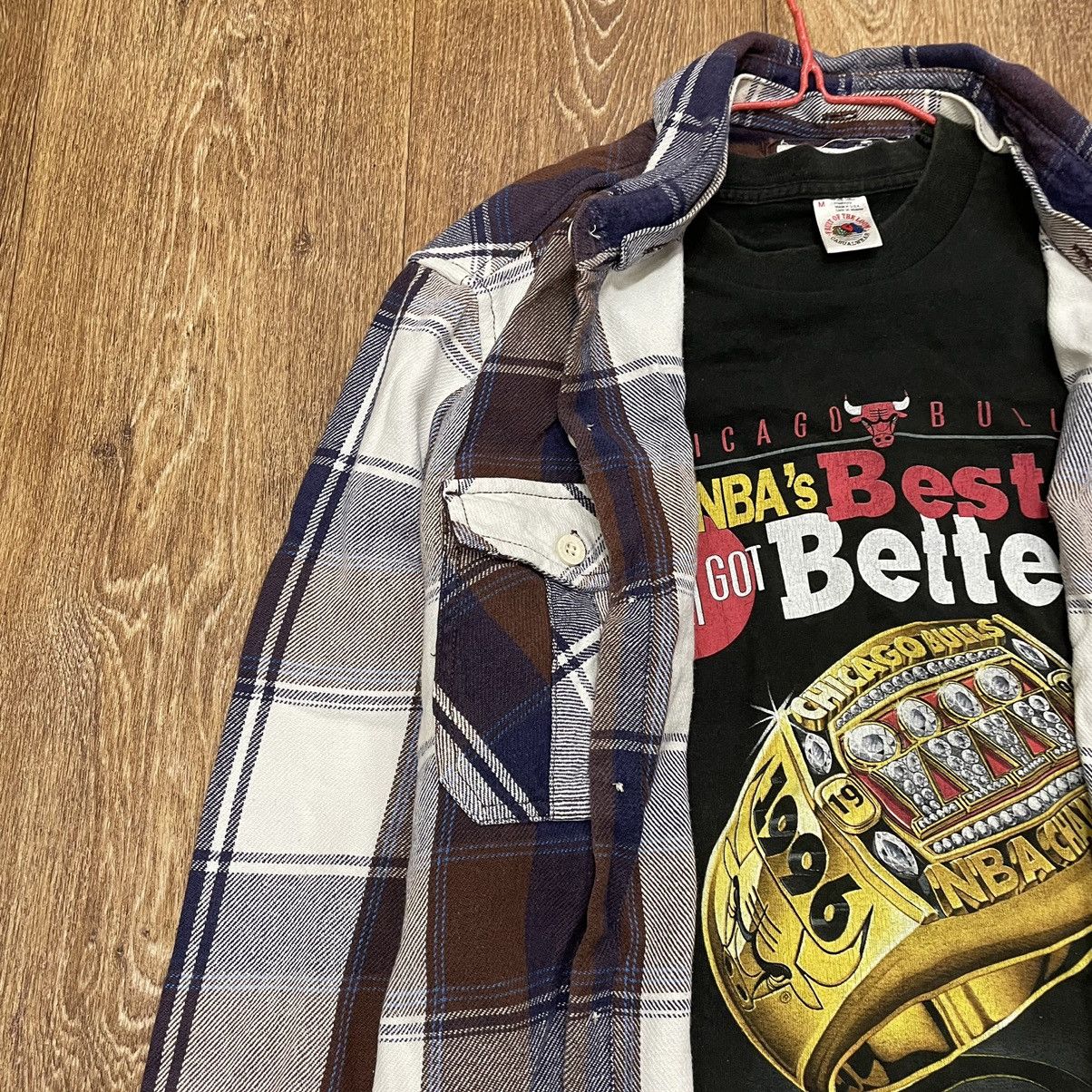 Vintage Vintage 90s Plaid Shirt Y2K Streetwear Grunge Oversized XL Size US XL / EU 56 / 4 - 5 Thumbnail