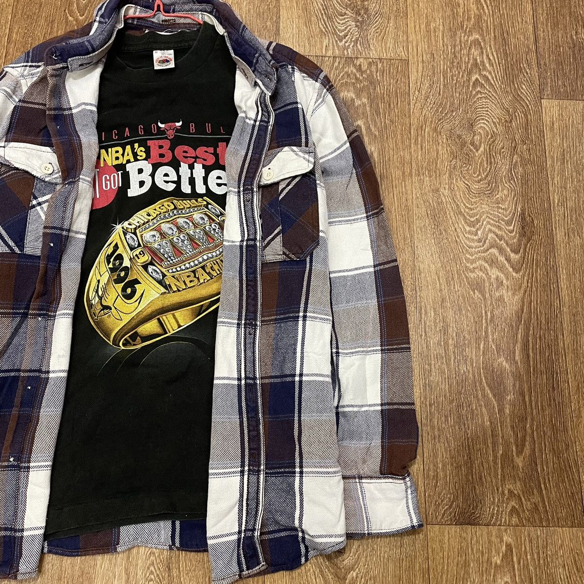Vintage Vintage 90s Plaid Shirt Y2K Streetwear Grunge Oversized XL Size US XL / EU 56 / 4 - 3 Thumbnail
