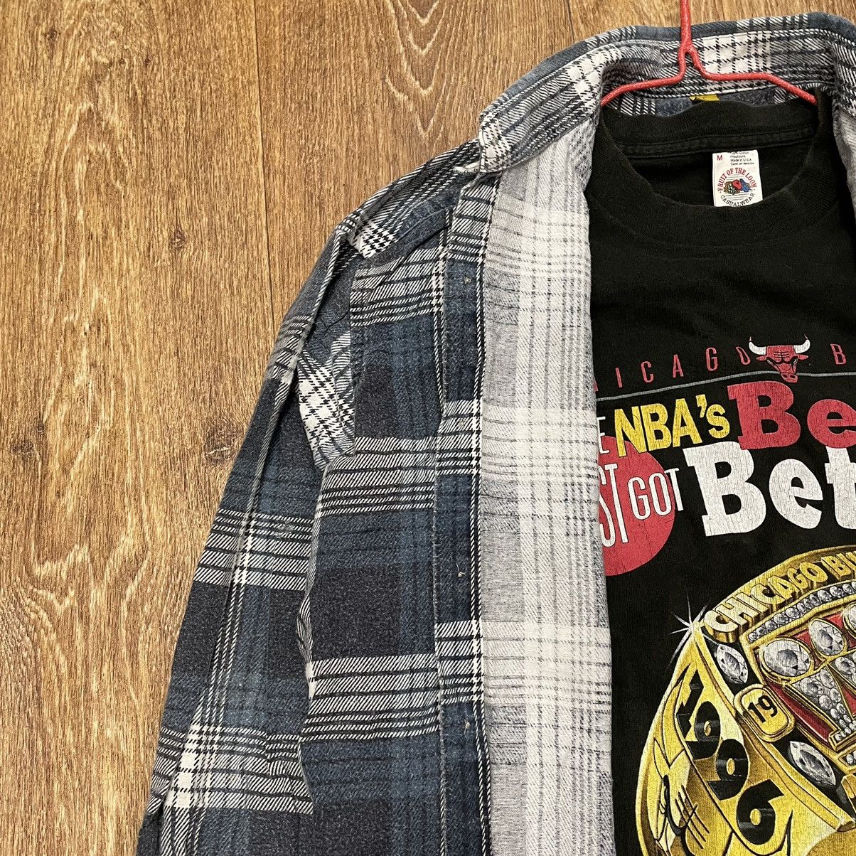 Vintage Vintage 90s Plaid Flannel Shirt Oversized Grunge Archive L Size US L / EU 52-54 / 3 - 4 Thumbnail