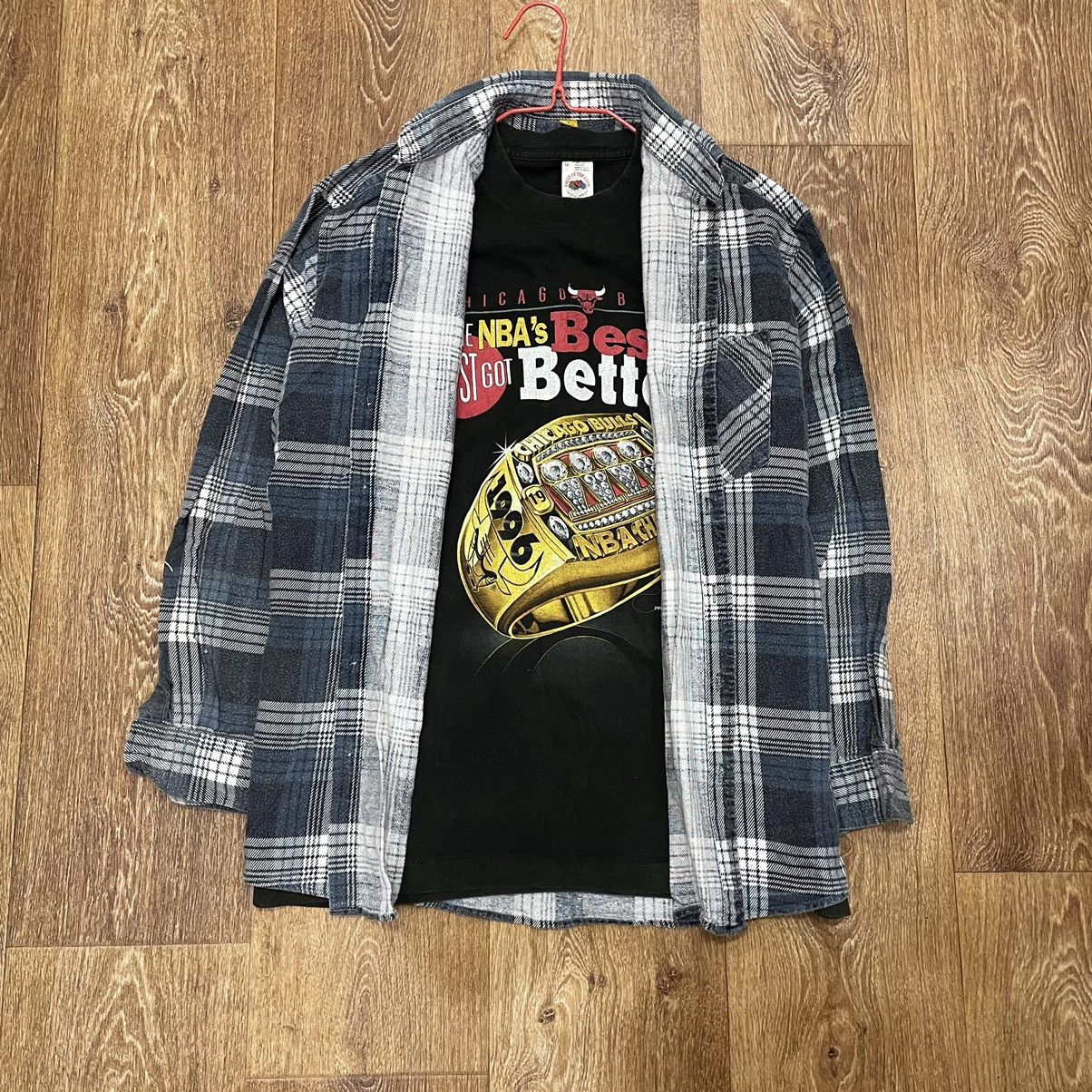 Vintage Vintage 90s Plaid Flannel Shirt Oversized Grunge Archive L Size US L / EU 52-54 / 3 - 1 Thumbnail