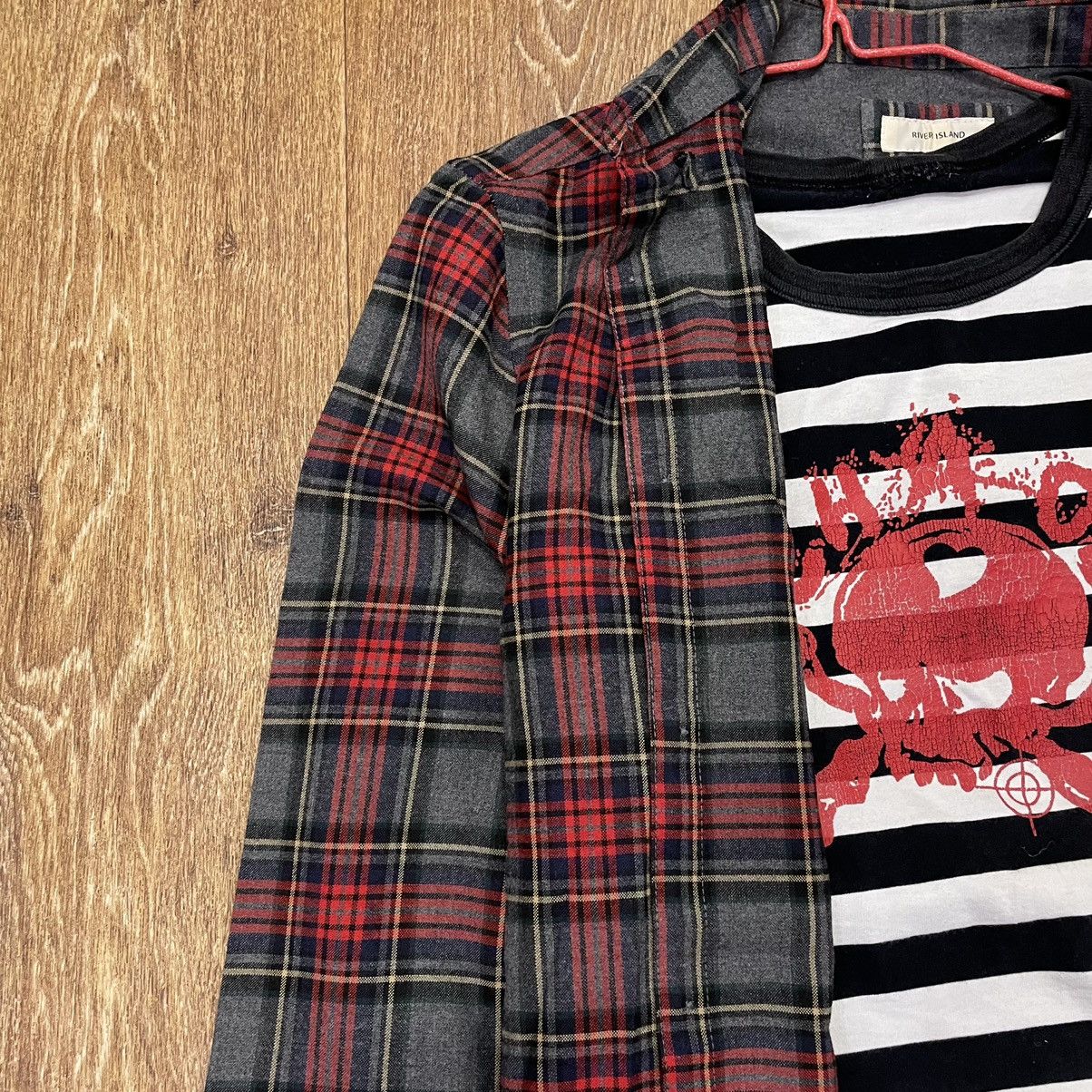 Flannel Vintage 90s Plaid Flannel Shirt Y2K Streetwear Checkered Size US M / EU 48-50 / 2 - 4 Thumbnail
