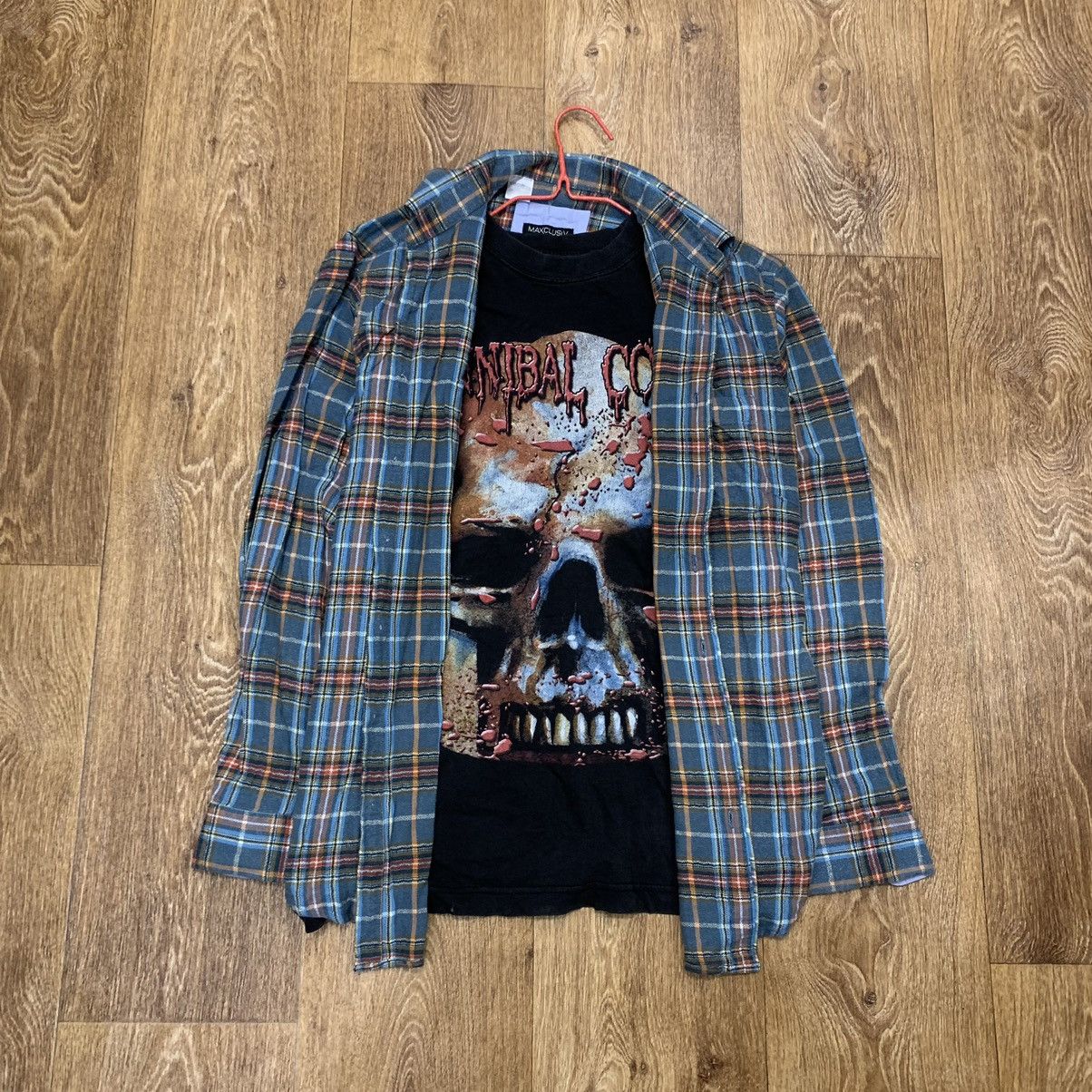 Vintage Vintage 90s Plaid Shirt Y2K Grunge Streetwear Oversized M Size US M / EU 48-50 / 2 - 1 Thumbnail