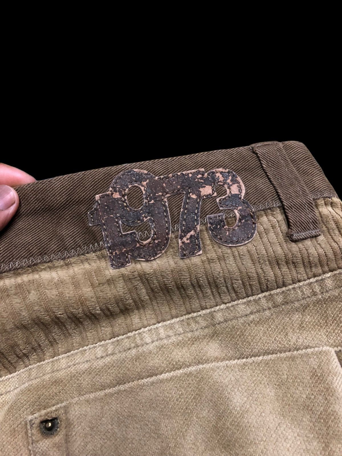Hypebeast RECONSTRUCTED CORDUROY BAKER PANT BY CRENCIA Size US 30 / EU 46 - 3 Thumbnail