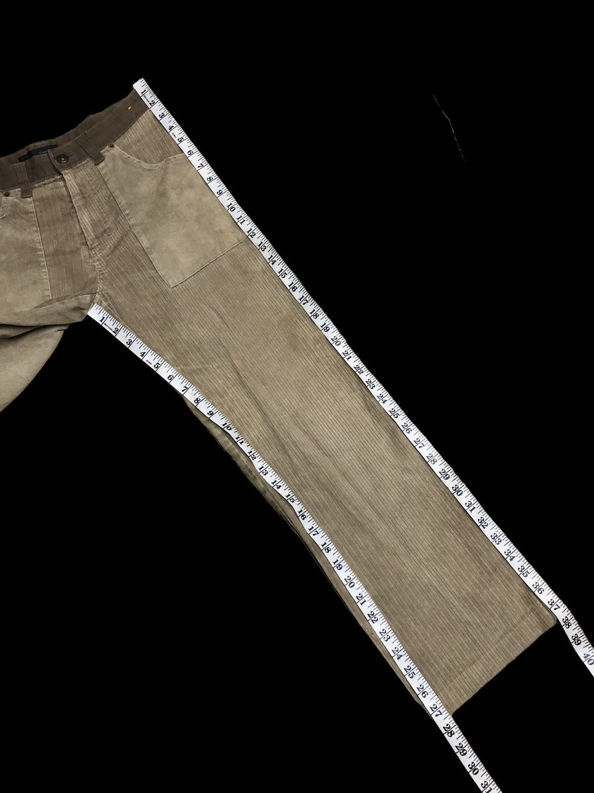 Hypebeast RECONSTRUCTED CORDUROY BAKER PANT BY CRENCIA Size US 30 / EU 46 - 6 Thumbnail