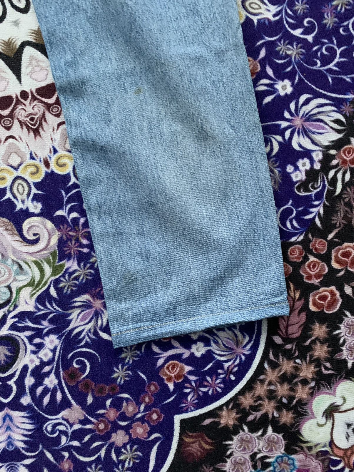 DKNY × Designer Vintage DKNY Faded Distressed Denim Size US 35 - 8 Thumbnail