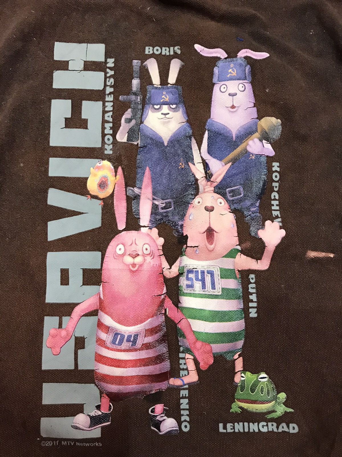 Cartoon Network Vintage Distressed Usa Vigh Totebag Size ONE SIZE - 3 Thumbnail