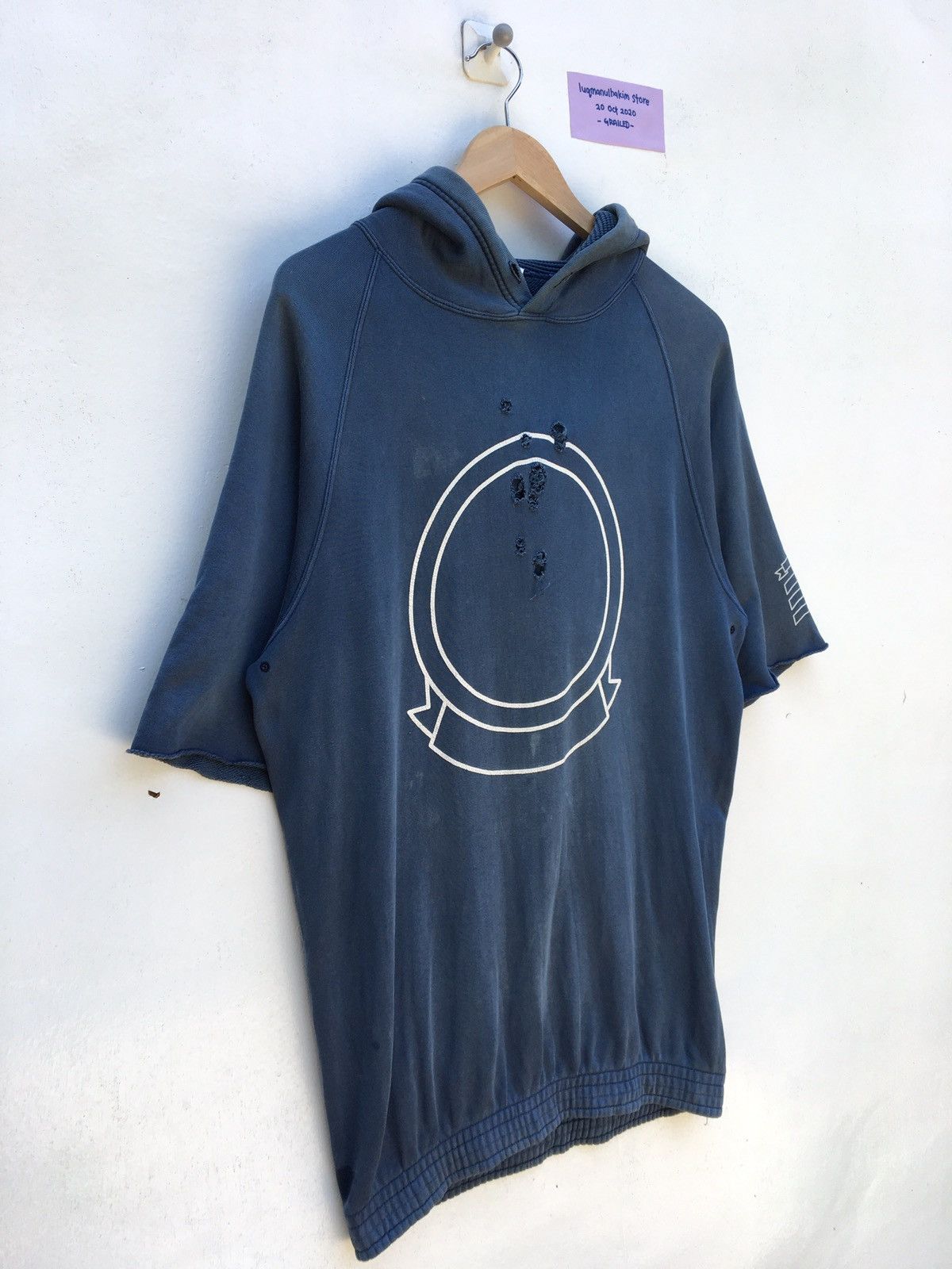 Number (N)ine Vintage Number (N)ine Short Sleeve Hoodie Rare Size 4 Size US M / EU 48-50 / 2 - 4 Thumbnail