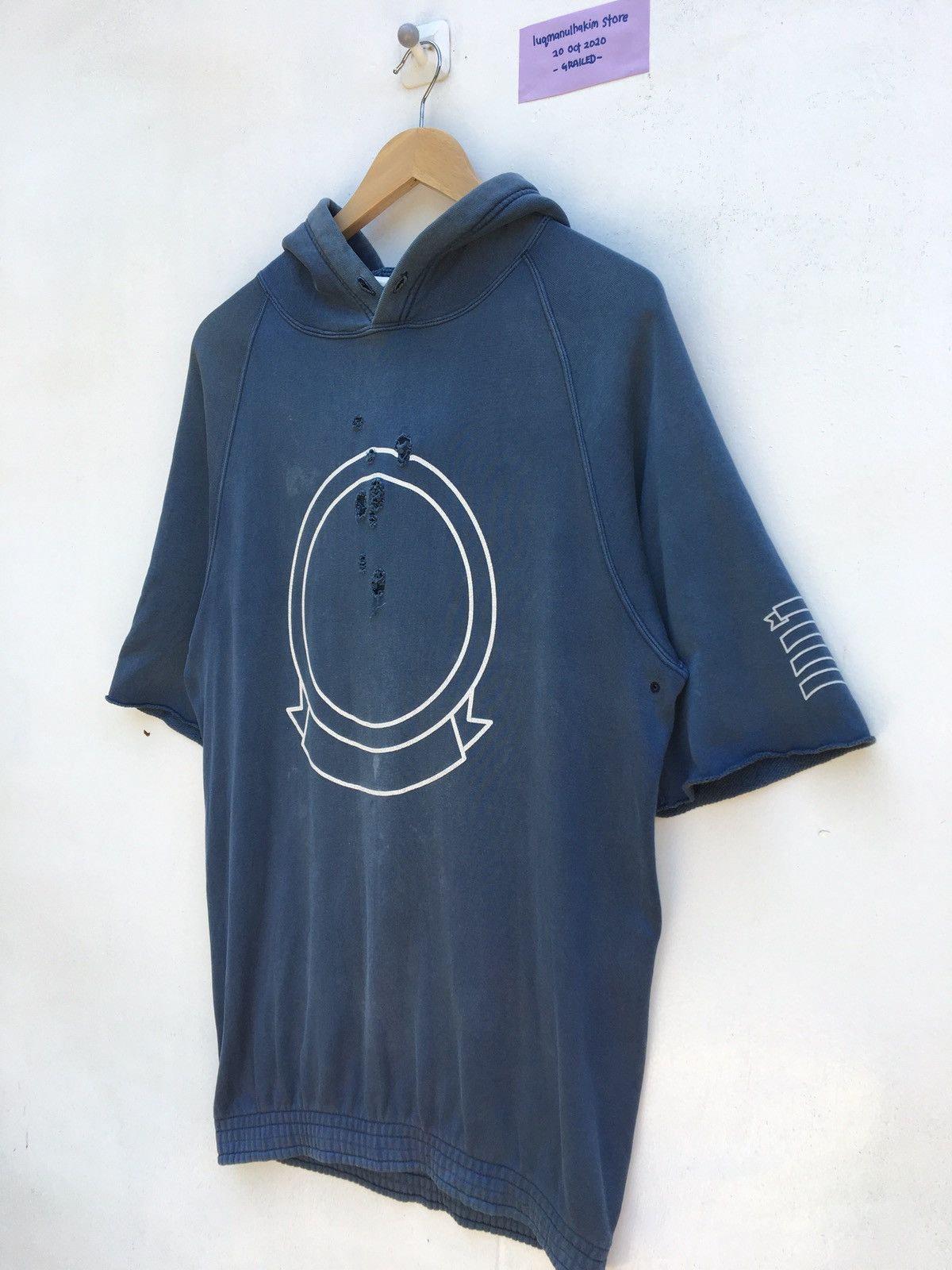 Number (N)ine Vintage Number (N)ine Short Sleeve Hoodie Rare Size 4 Size US M / EU 48-50 / 2 - 3 Thumbnail