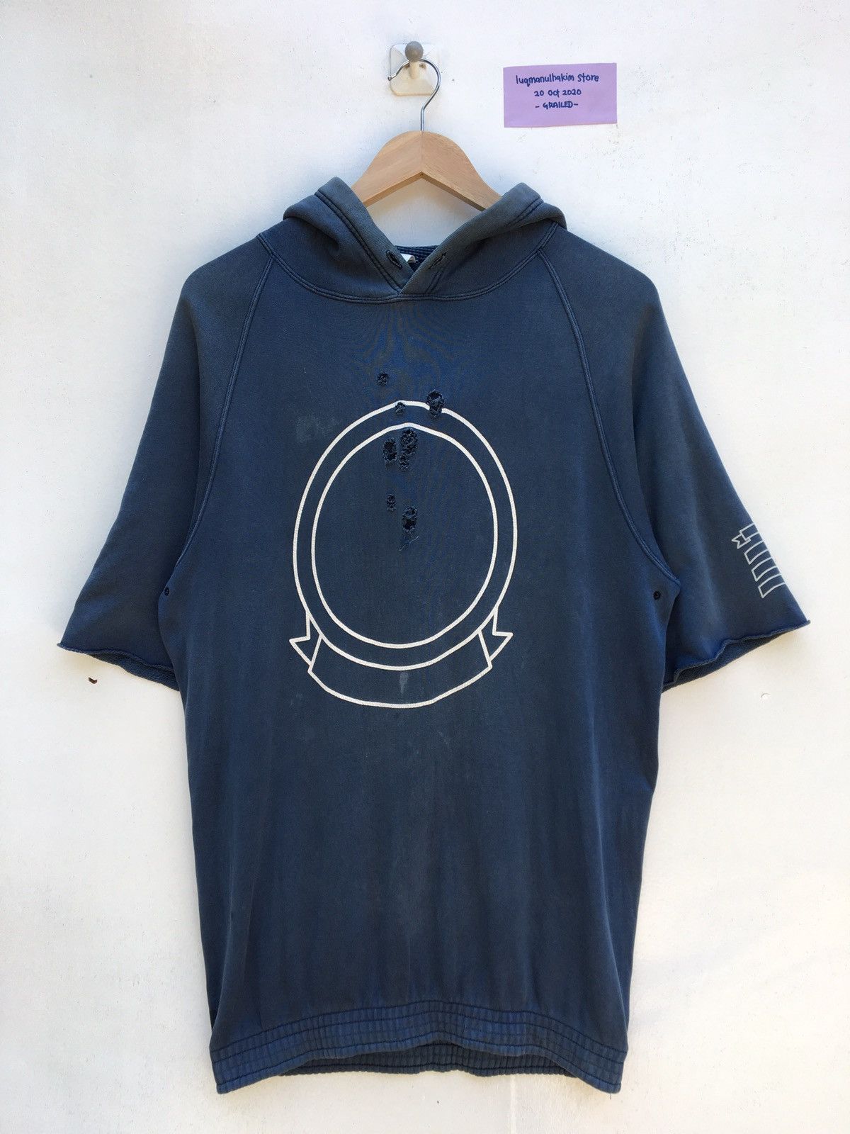Number (N)ine Vintage Number (N)ine Short Sleeve Hoodie Rare Size 4 Size US M / EU 48-50 / 2 - 1 Thumbnail