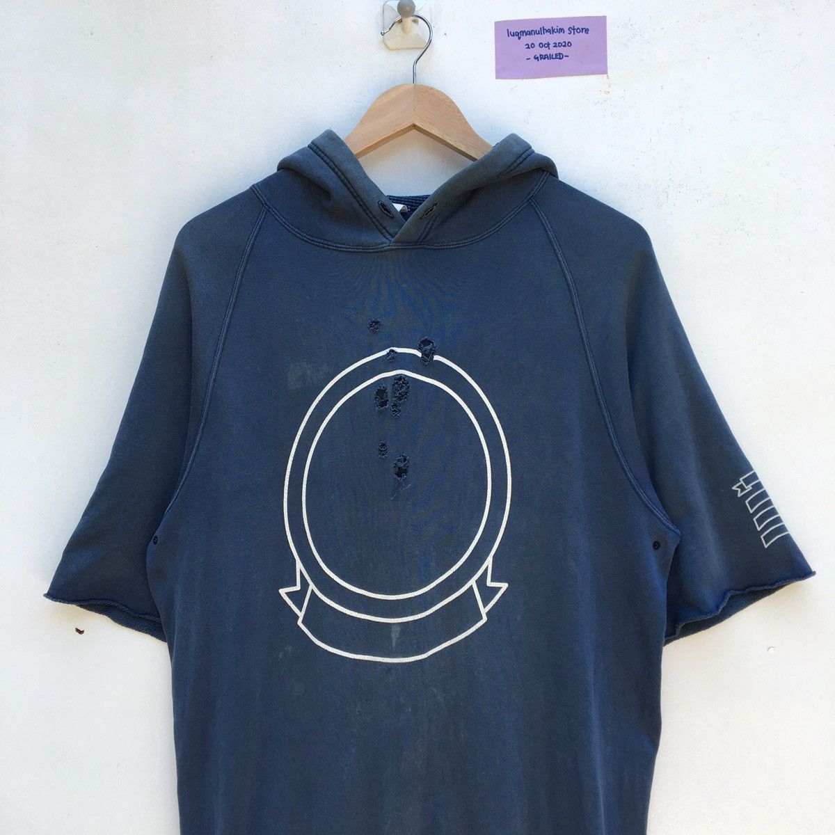 Number (N)ine Vintage Number (N)ine Short Sleeve Hoodie Rare Size 4 Size US M / EU 48-50 / 2 - 2 Thumbnail