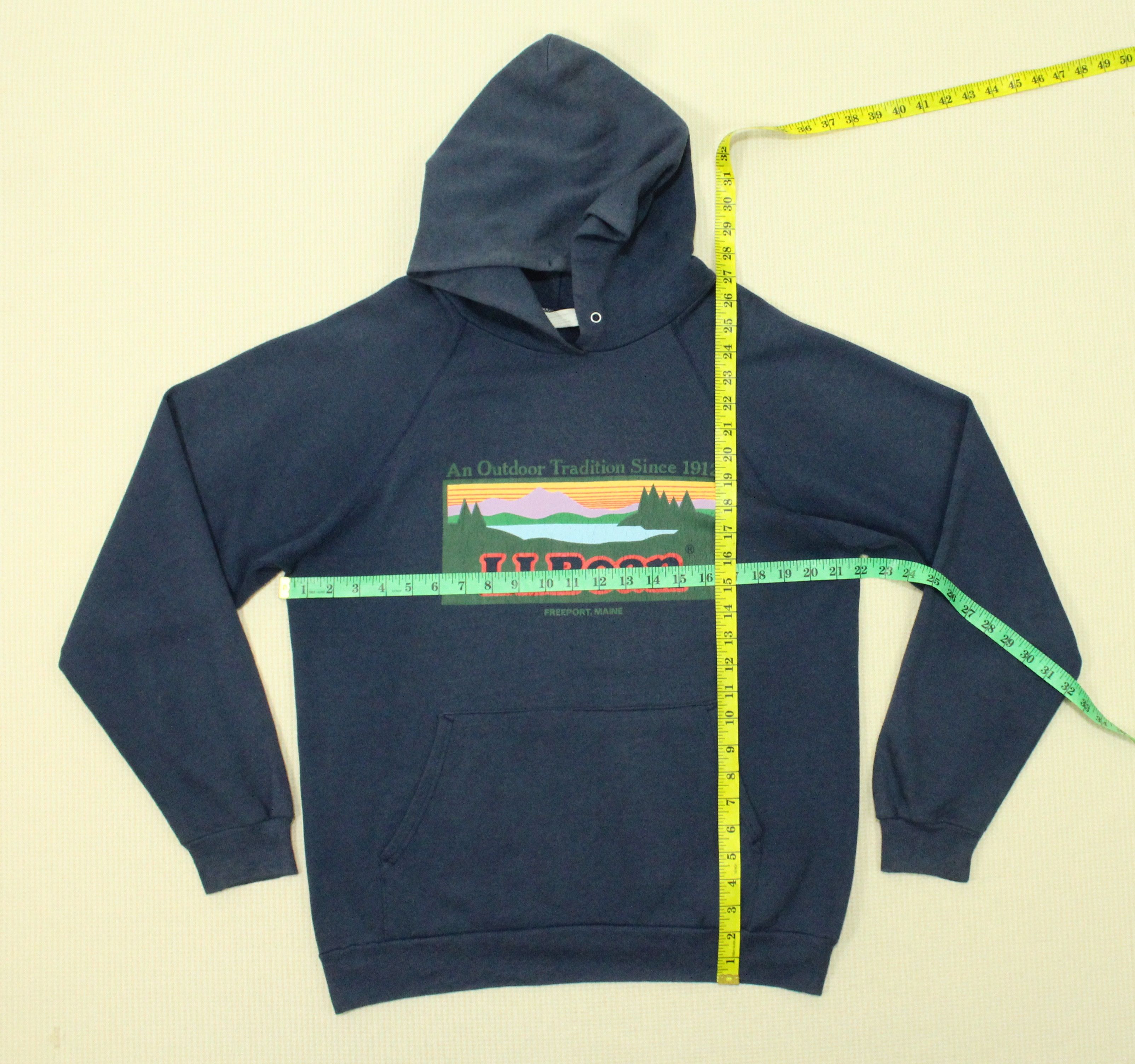 Hanes Vintage 80s LL BEAN x HANES Hoodie Size US L / EU 52-54 / 3 - 13 Thumbnail