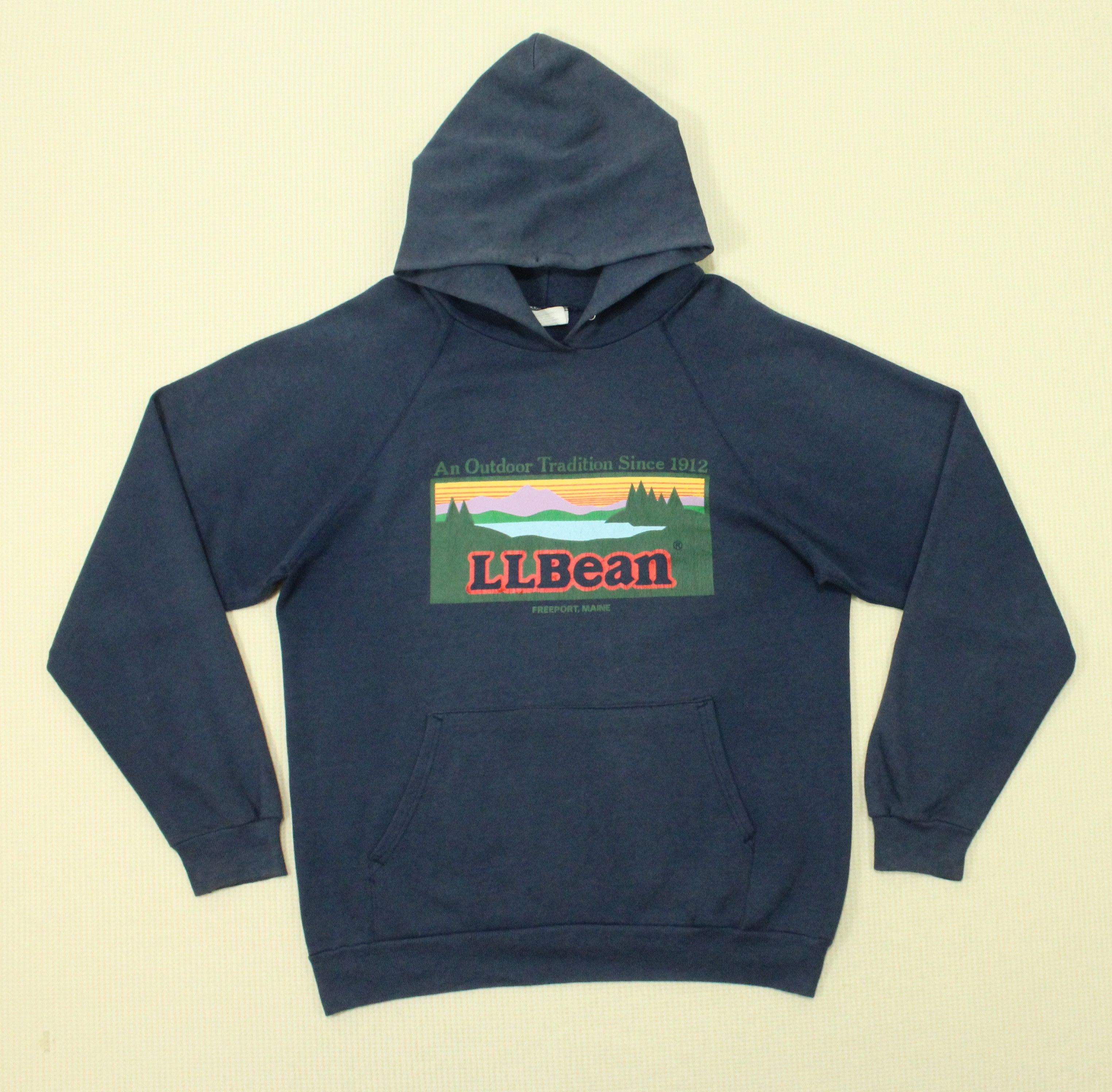 Hanes Vintage 80s LL BEAN x HANES Hoodie Size US L / EU 52-54 / 3 - 5 Thumbnail