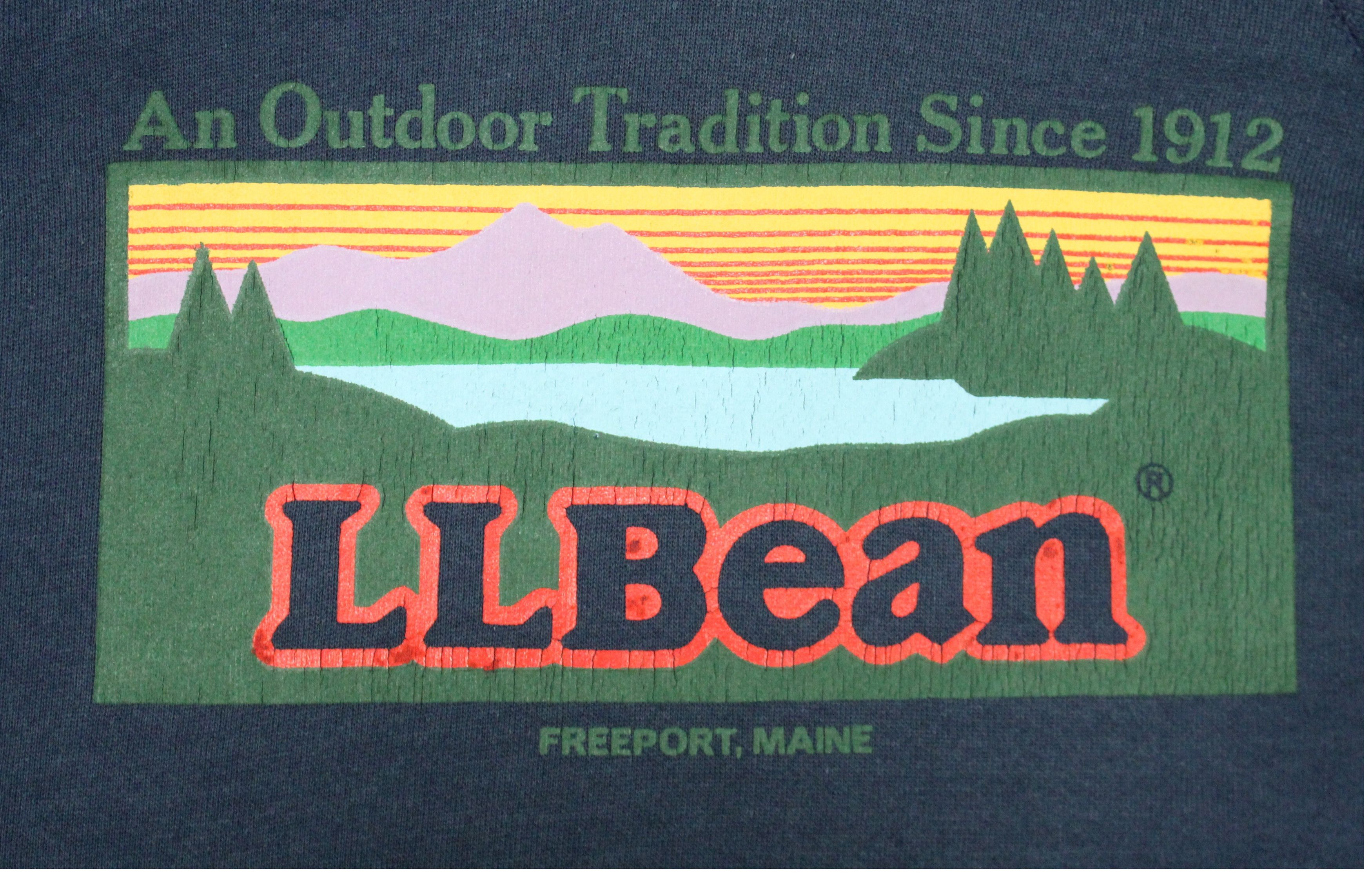 Hanes Vintage 80s LL BEAN x HANES Hoodie Size US L / EU 52-54 / 3 - 6 Thumbnail