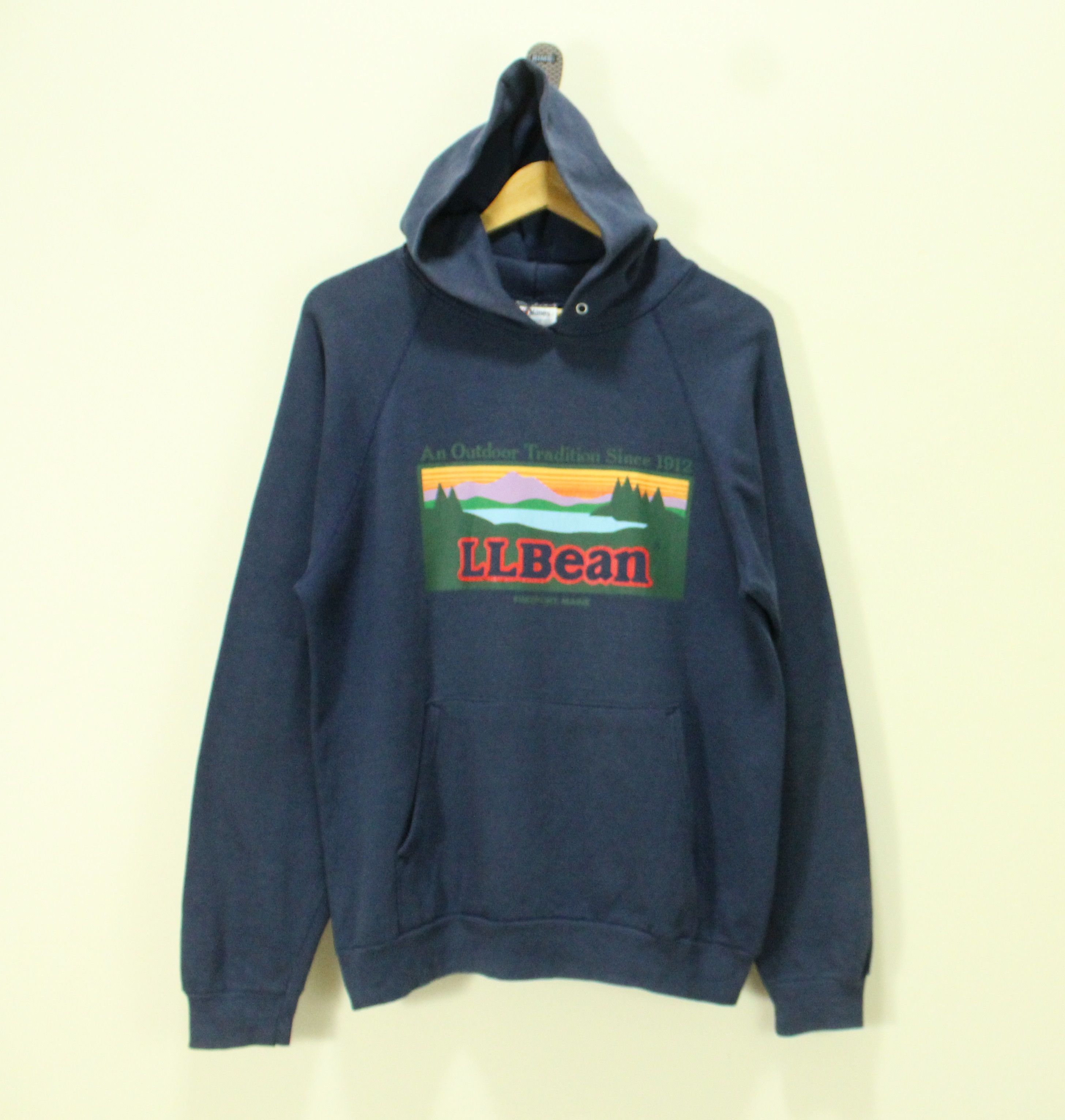 Hanes Vintage 80s LL BEAN x HANES Hoodie Size US L / EU 52-54 / 3 - 2 Thumbnail
