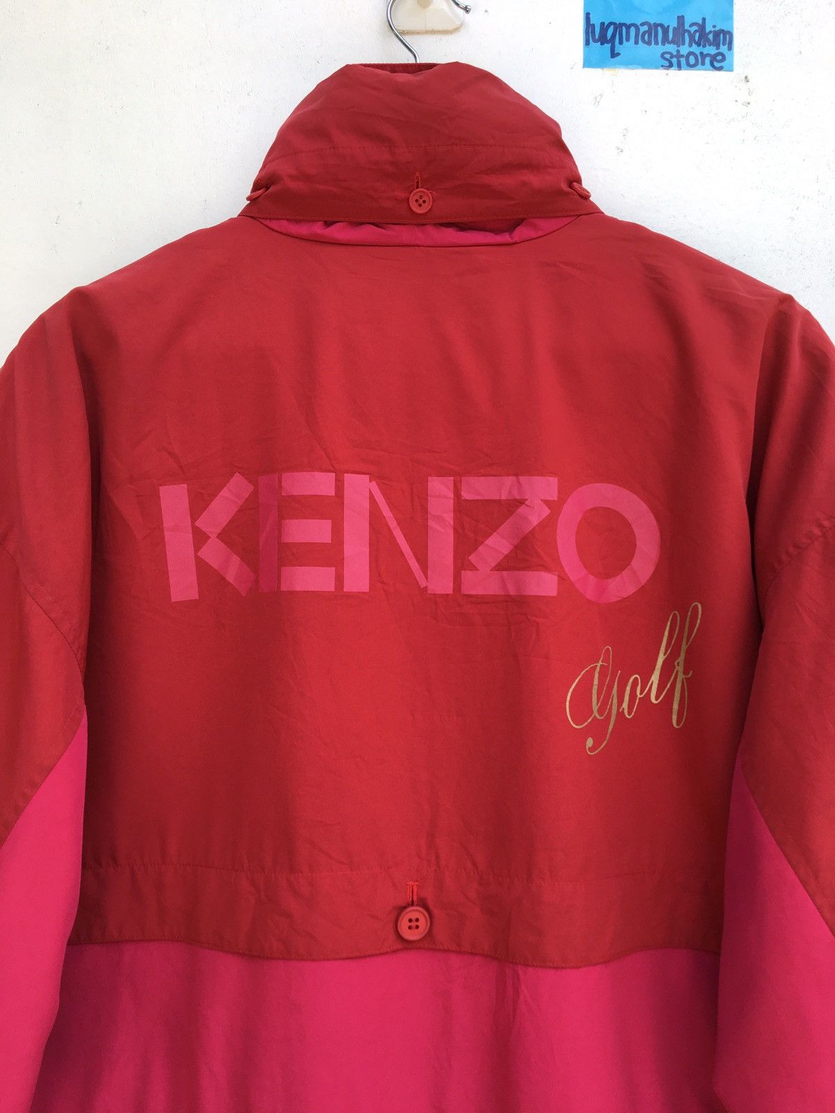 Kenzo Vintage Kenzo Full Zip Windbreaker Jacket Size US XXL / EU 58 / 5 - 4 Thumbnail