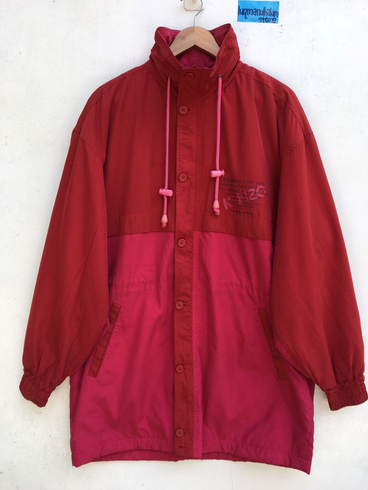 Kenzo Vintage Kenzo Full Zip Windbreaker Jacket Size US XXL / EU 58 / 5 - 5 Thumbnail