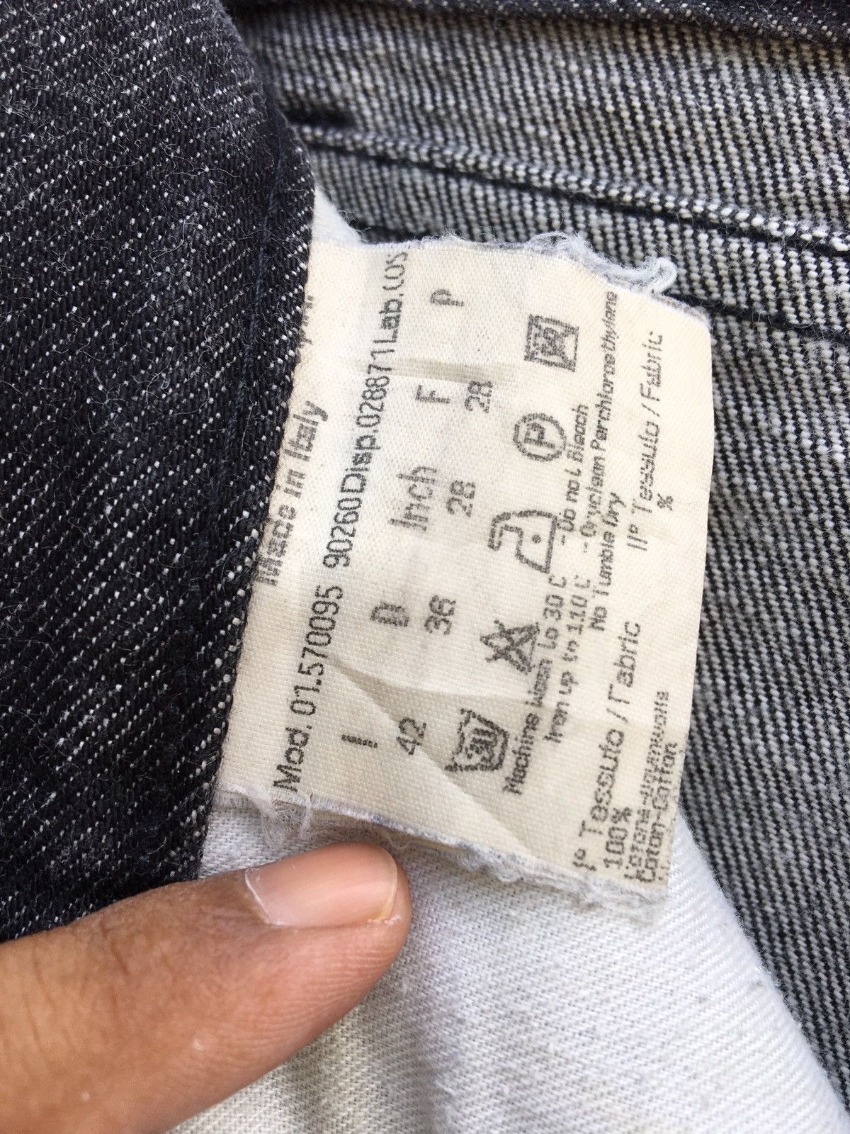 Fendi Vintage 90s FENDI Roma Glitter Jeans Size: US 36 / EU 52 Size US 36 / EU 52 - 7 Thumbnail