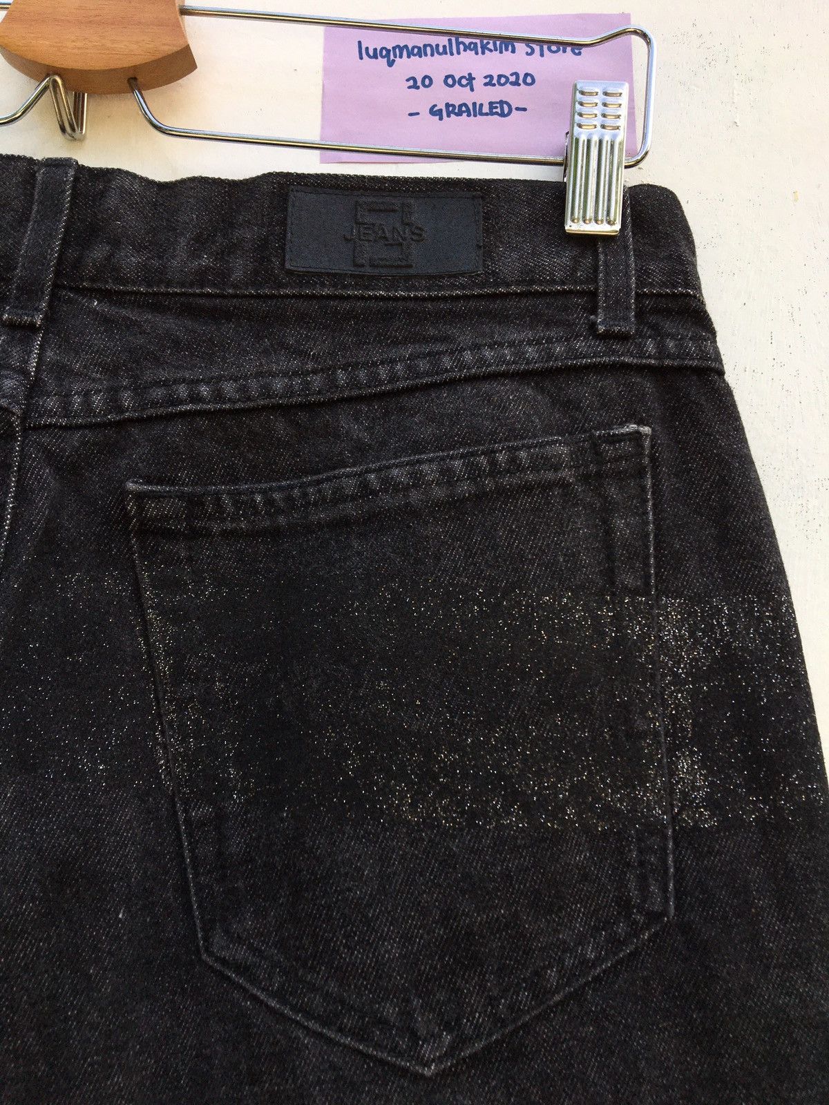 Fendi Vintage 90s FENDI Roma Glitter Jeans Size: US 36 / EU 52 Size US 36 / EU 52 - 16 Thumbnail