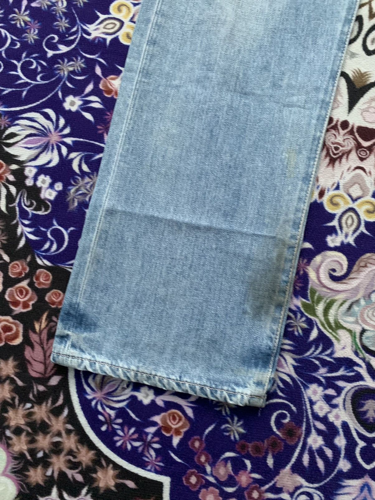 Japanese Brand Journal Standard Faded Wash Denim Size US 34 / EU 50 - 3 Thumbnail